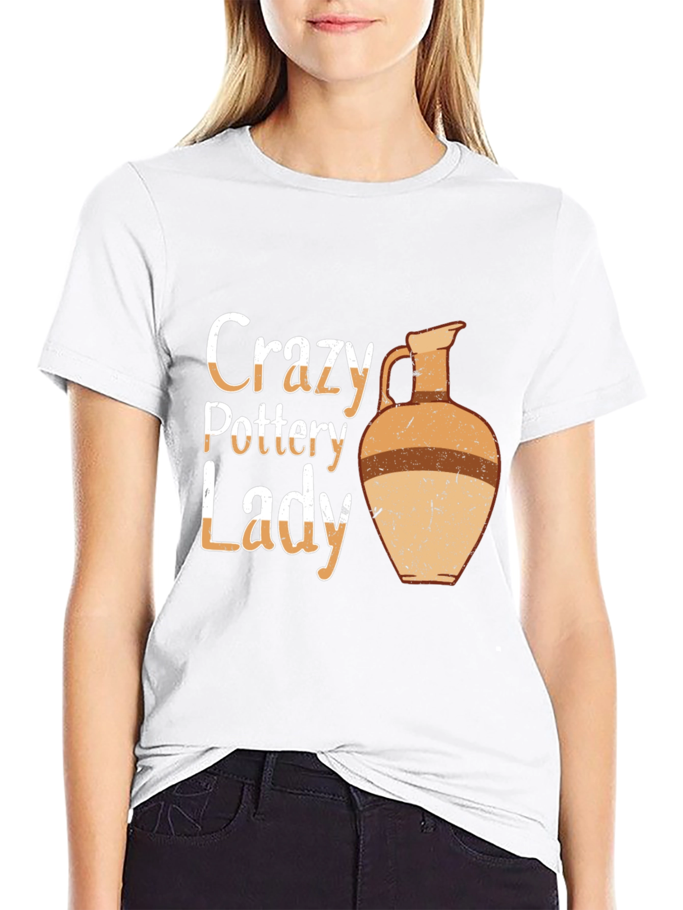 Crazy Pottery Lady T-Shirt Ceramic Art Gift