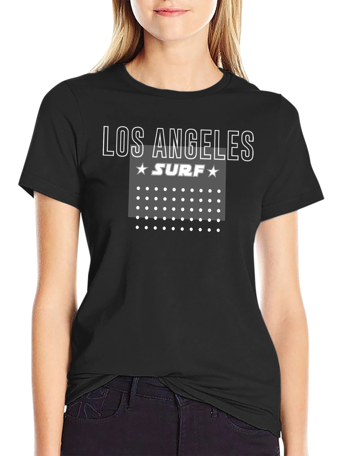 Los Angeles Surf Graphic Tee - Casual Style
