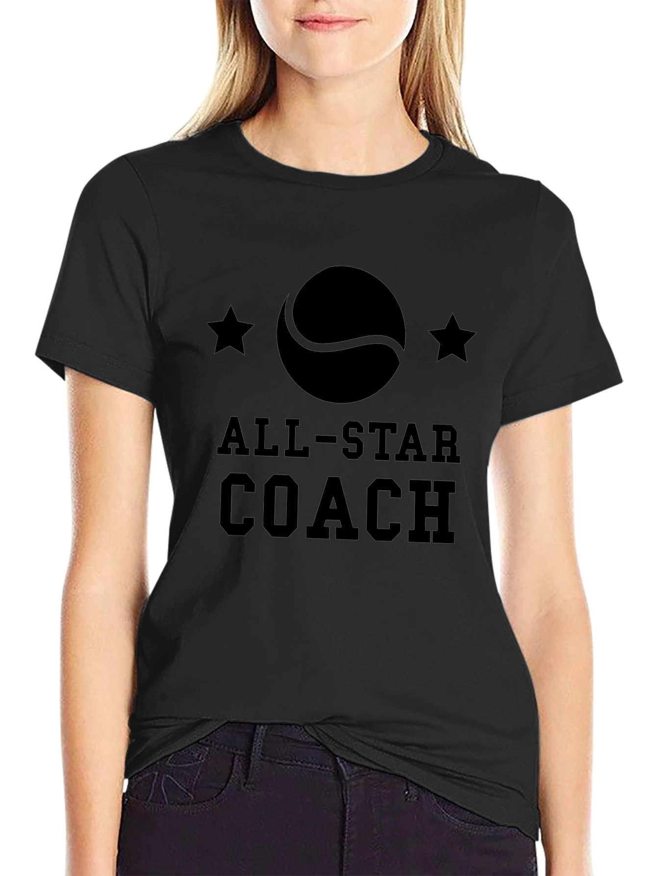 All-Star Coach Black Graphic T-Shirt