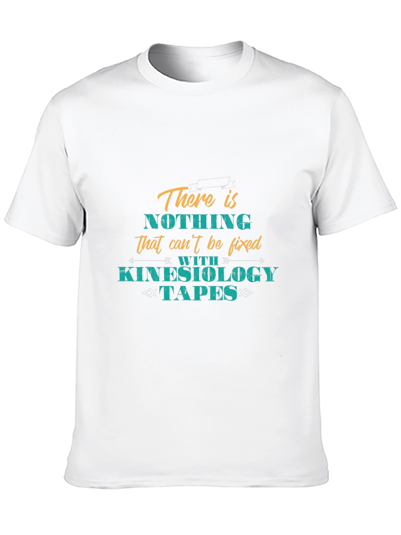 Kinesiology Tapes Fix It All Black T-Shirt