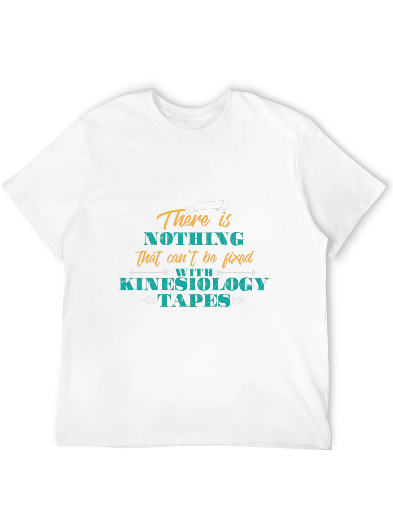 Kinesiology Tapes Fix It All Black T-Shirt