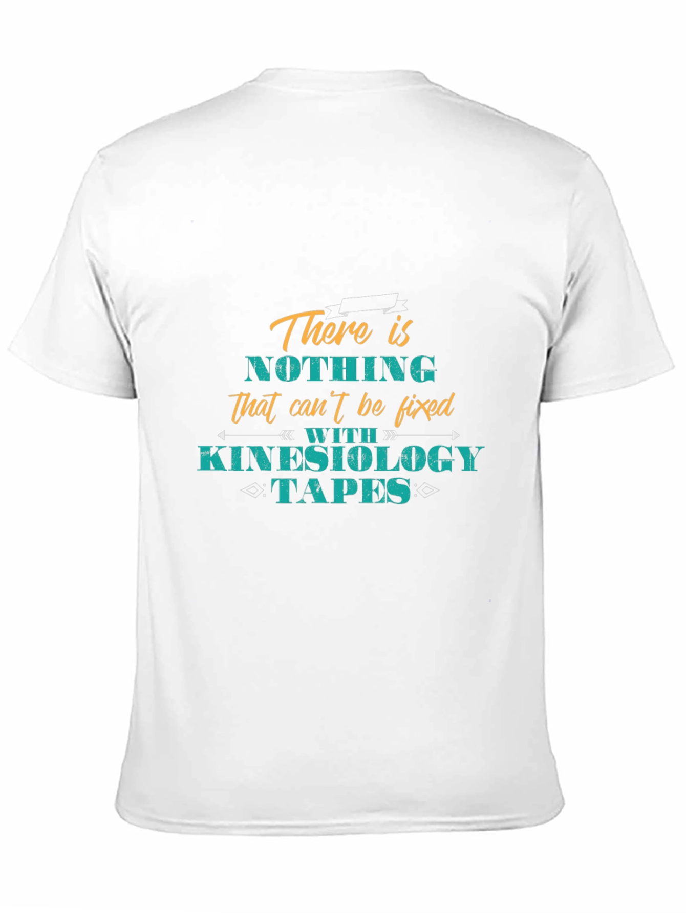 Kinesiology Tapes Fix It All Black T-Shirt