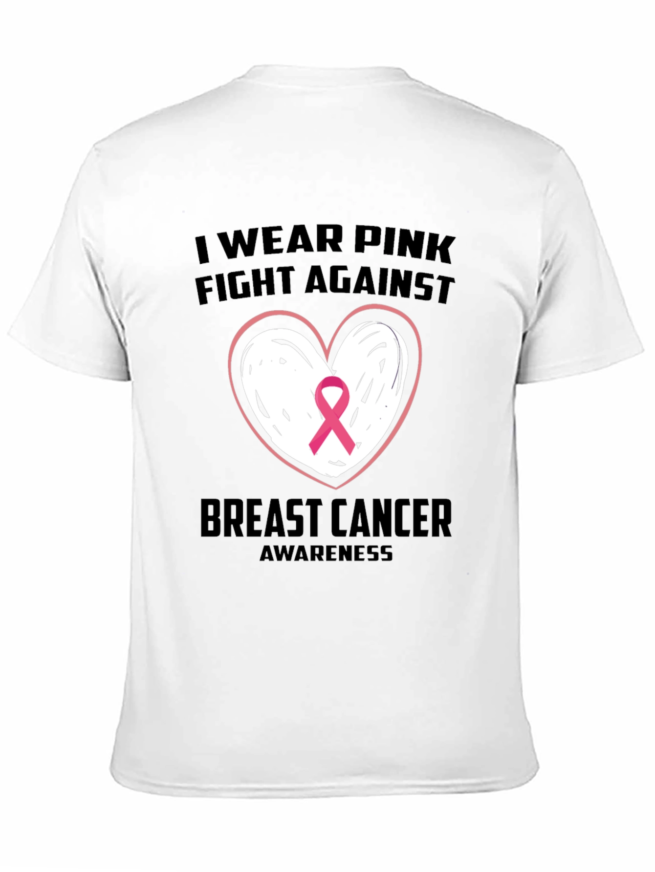 Breast Cancer Awareness Black T-Shirt