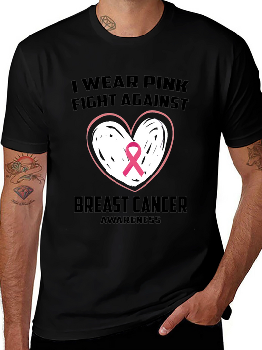 Breast Cancer Awareness Black T-Shirt