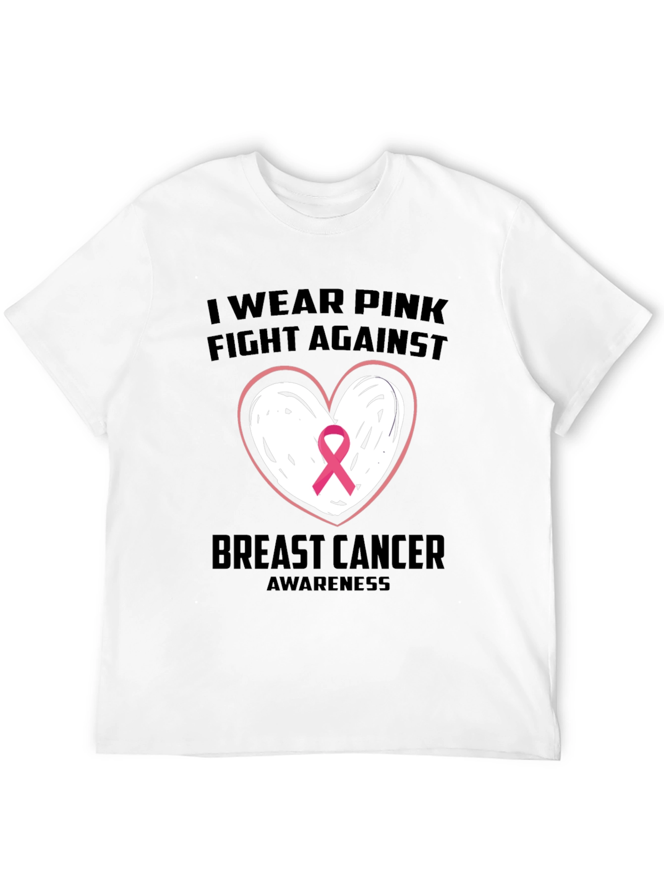 Breast Cancer Awareness Black T-Shirt
