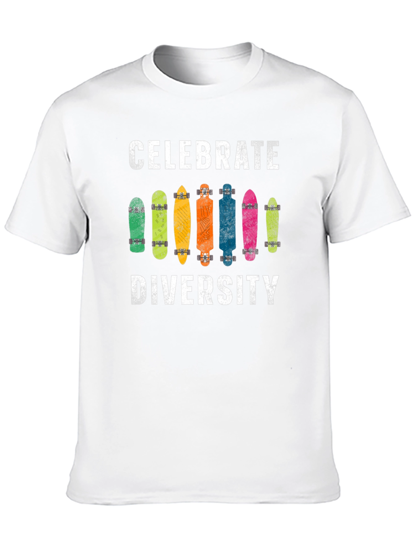 Celebrate Diversity Skateboard T-Shirt