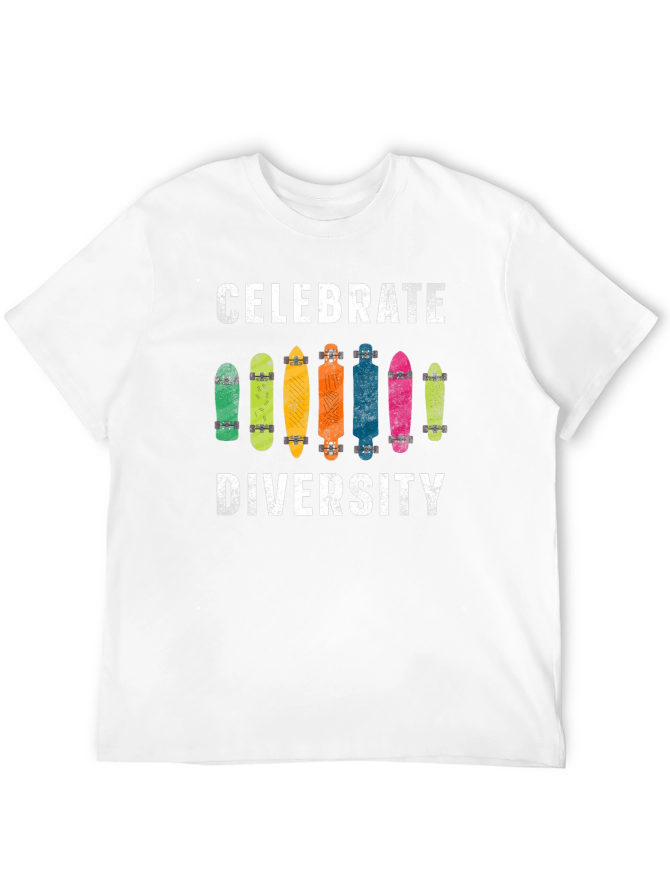 Celebrate Diversity Skateboard T-Shirt