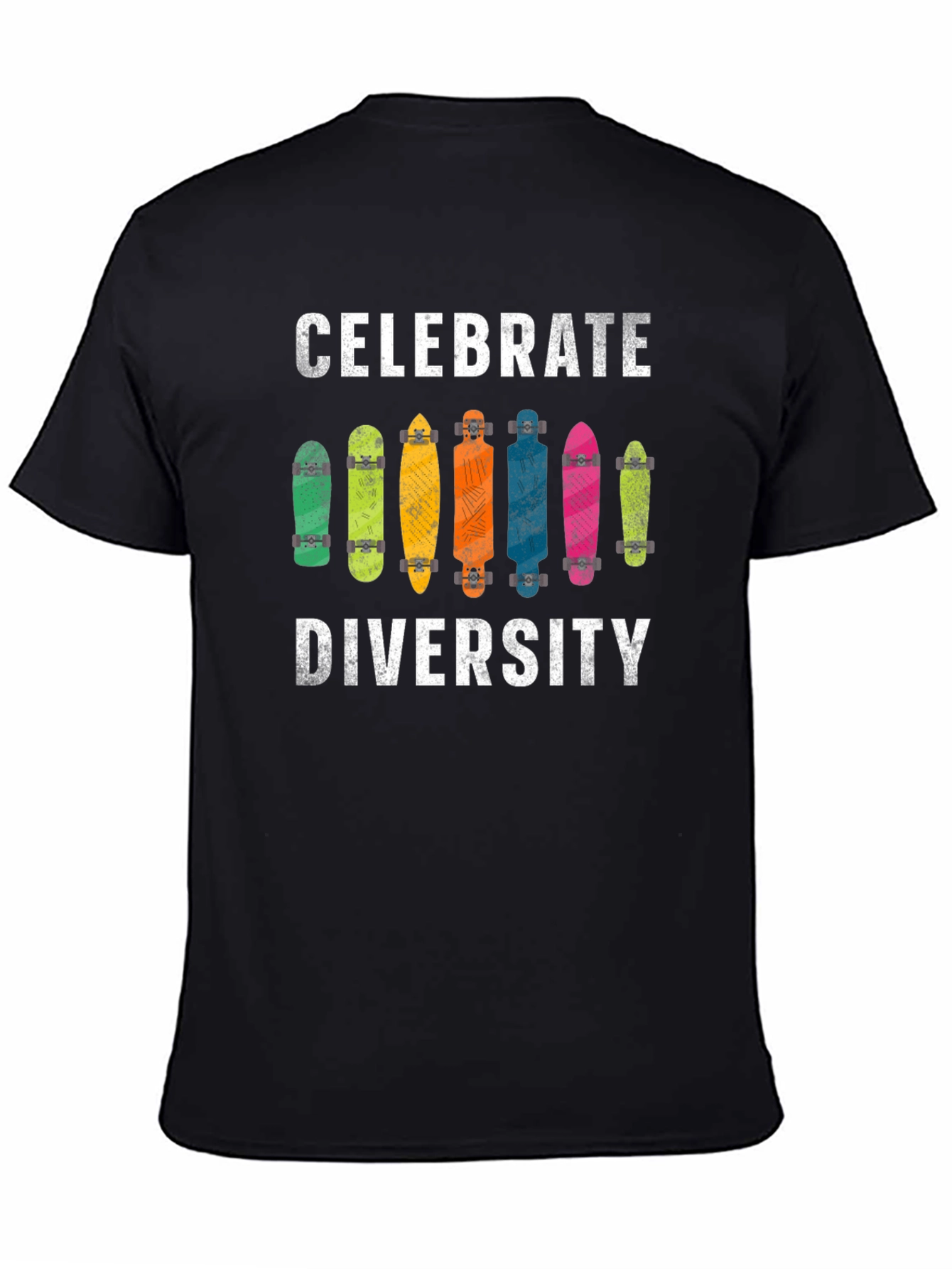 Celebrate Diversity Skateboard T-Shirt