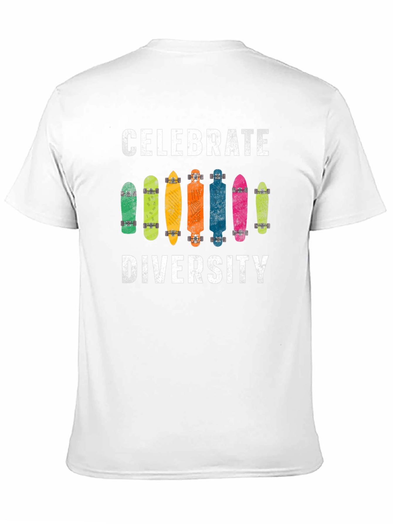 Celebrate Diversity Skateboard T-Shirt