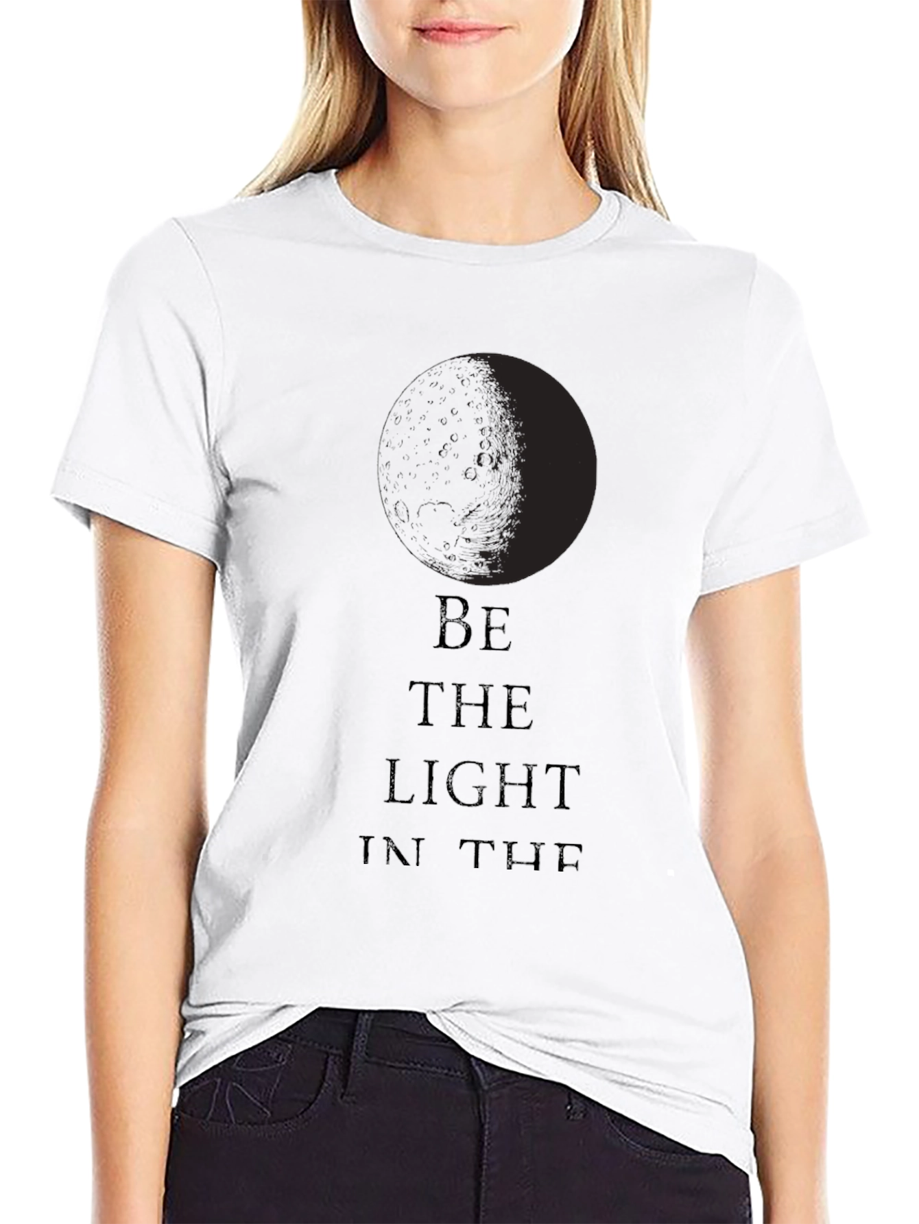 Be the Light Graphic Tee - Classic Black T-Shirt