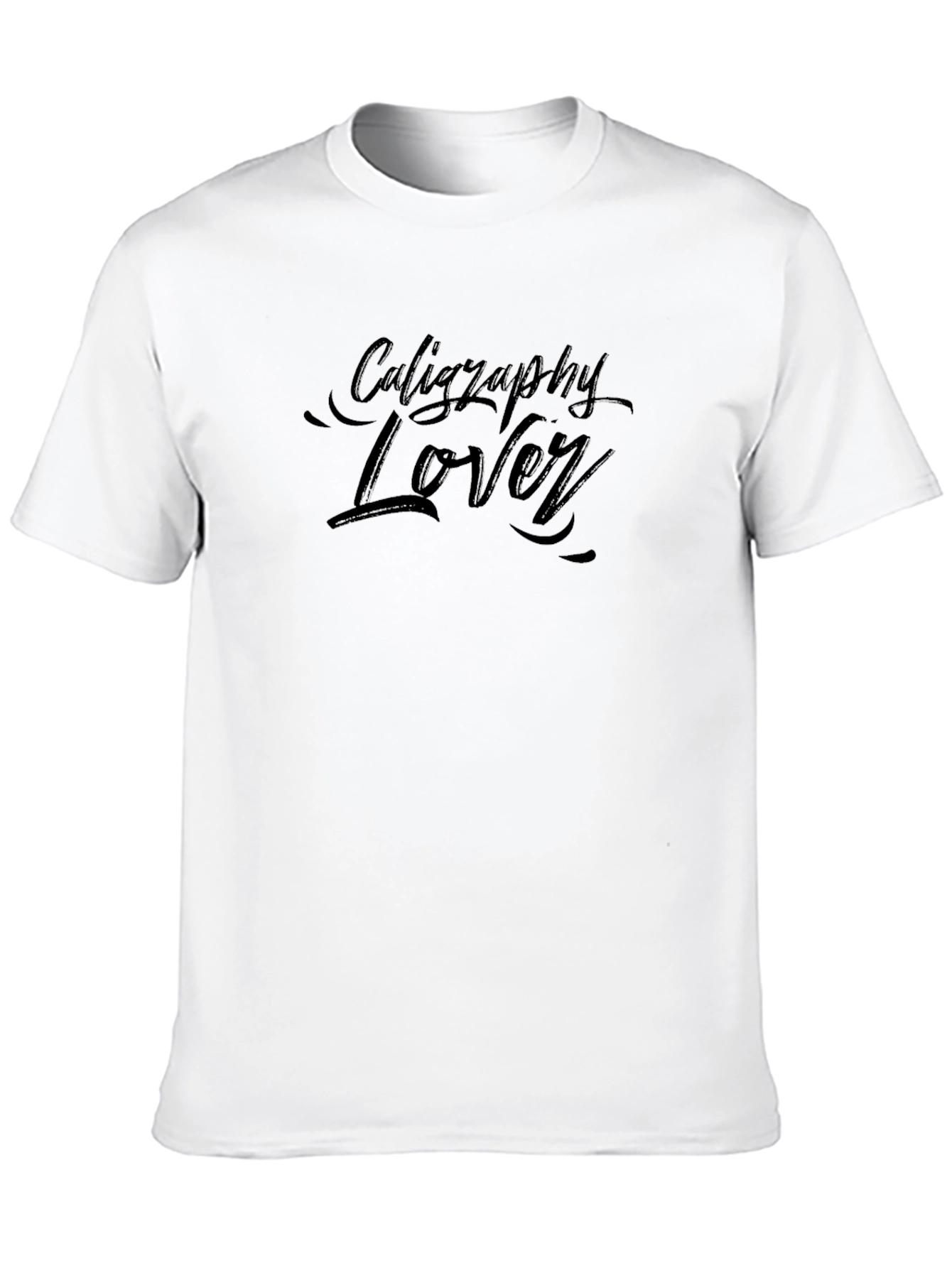 Calligraphy Lover Black T-Shirt