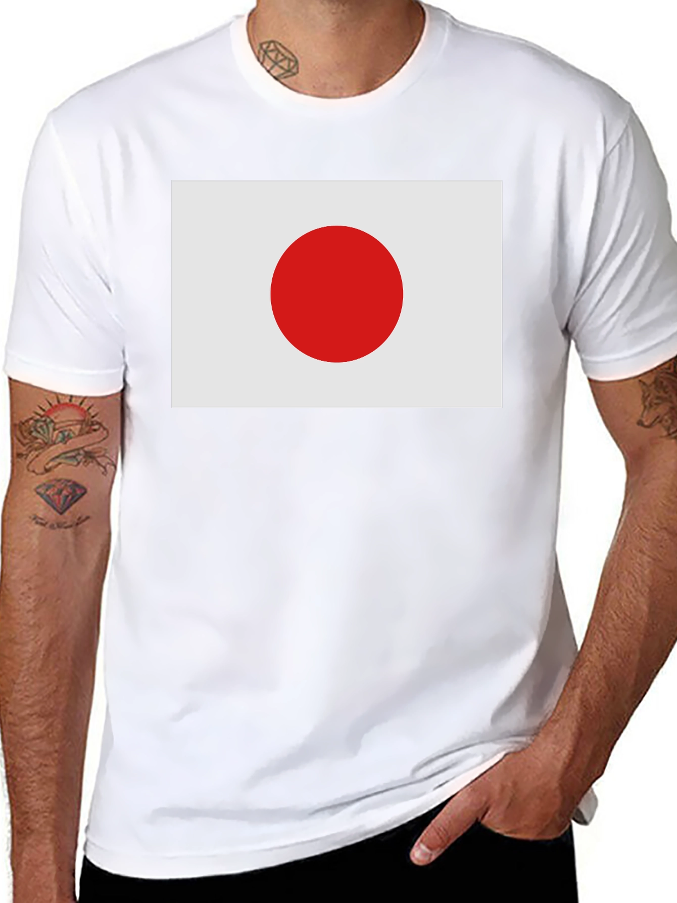 Japan Flag Graphic T-Shirt - Classic Design