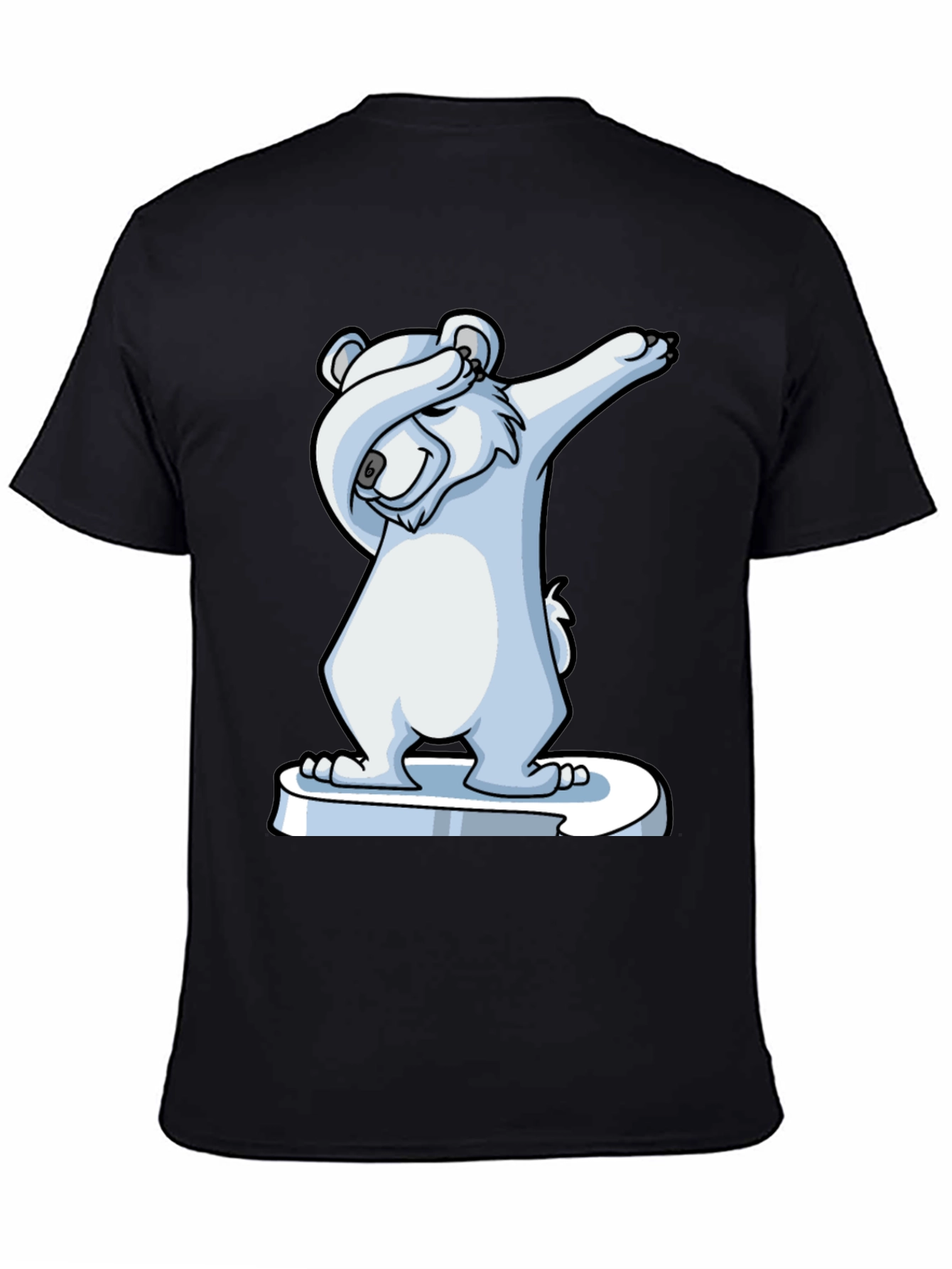 Dabbing Polar Bear Graphic Tee - Cool & Fun!