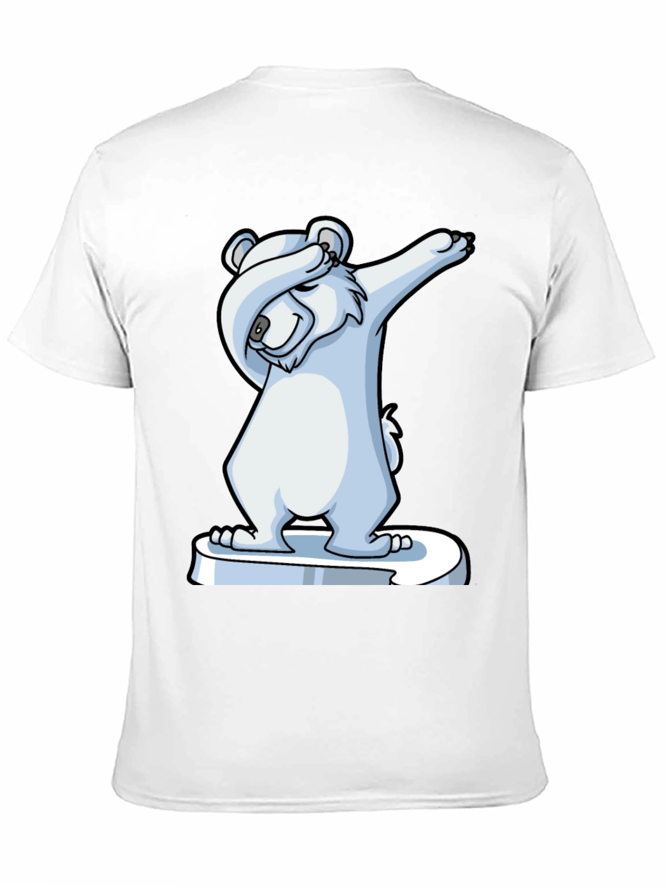 Dabbing Polar Bear Graphic Tee - Cool & Fun!
