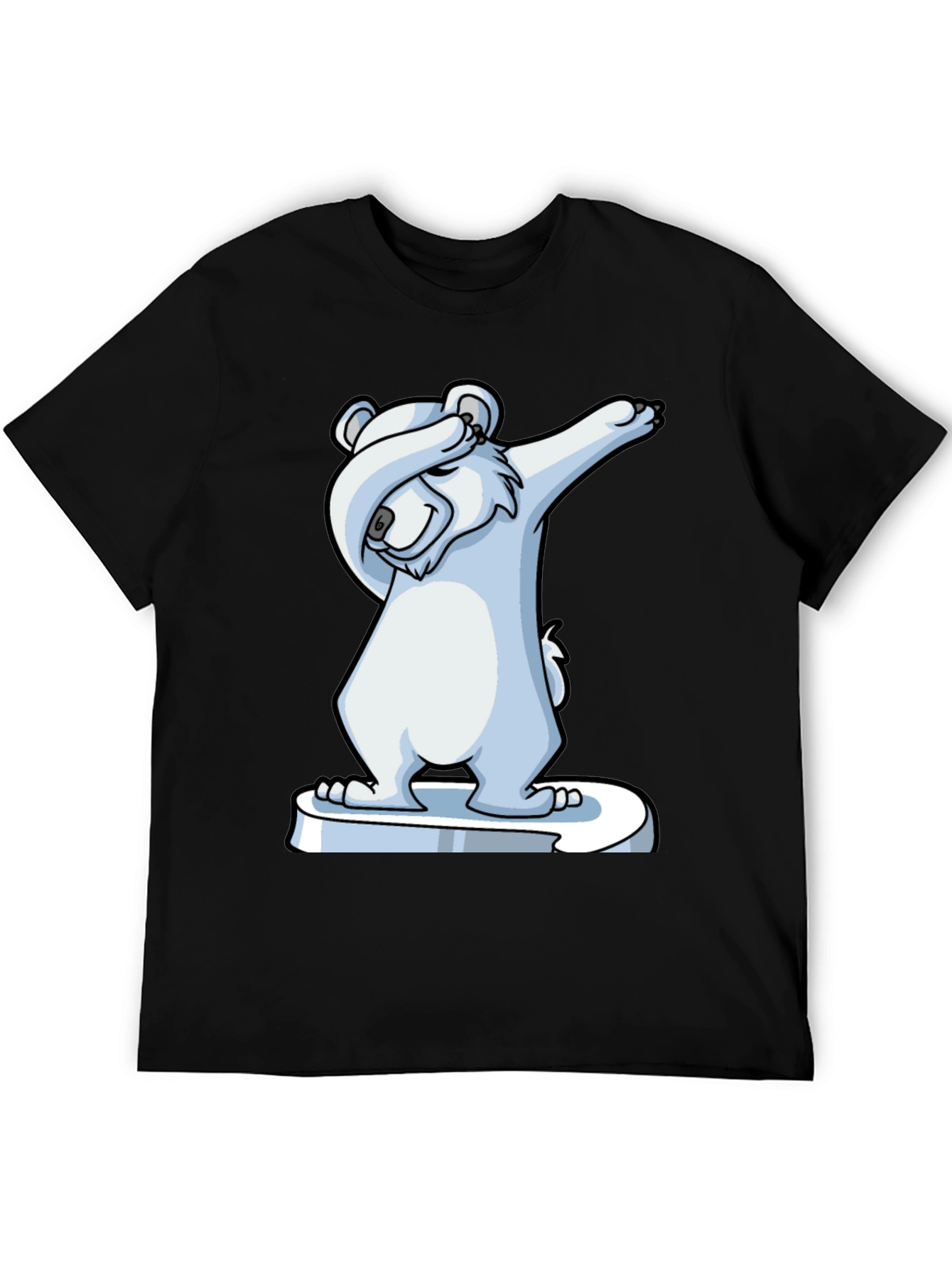 Dabbing Polar Bear Graphic Tee - Cool & Fun!