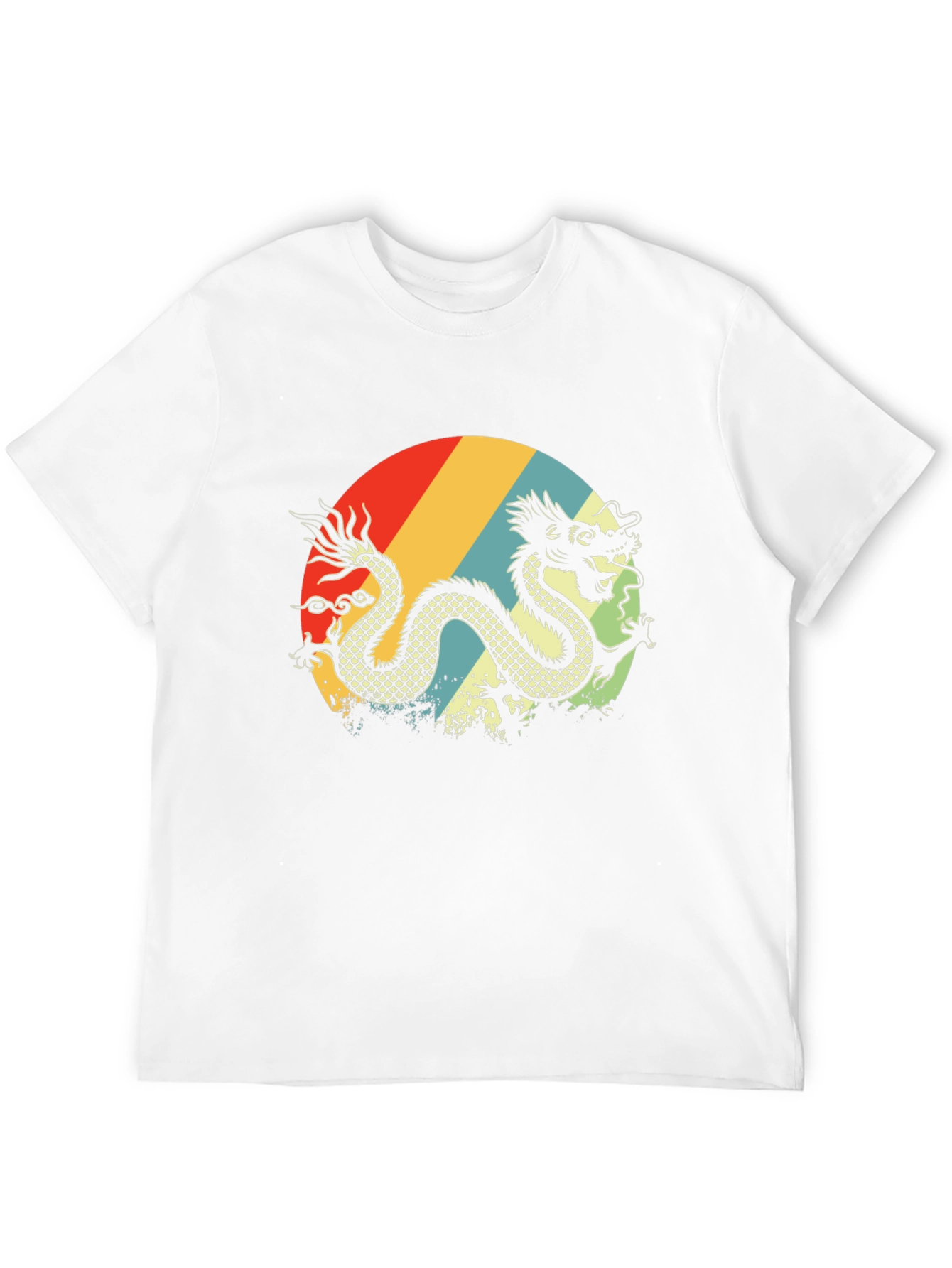 Retro Dragon Graphic T-Shirt