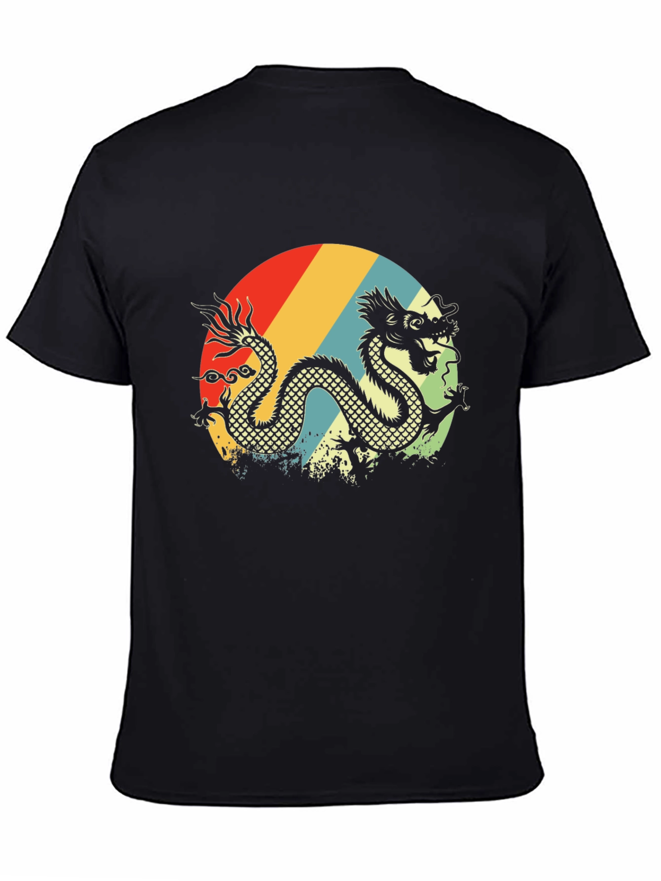 Retro Dragon Graphic T-Shirt