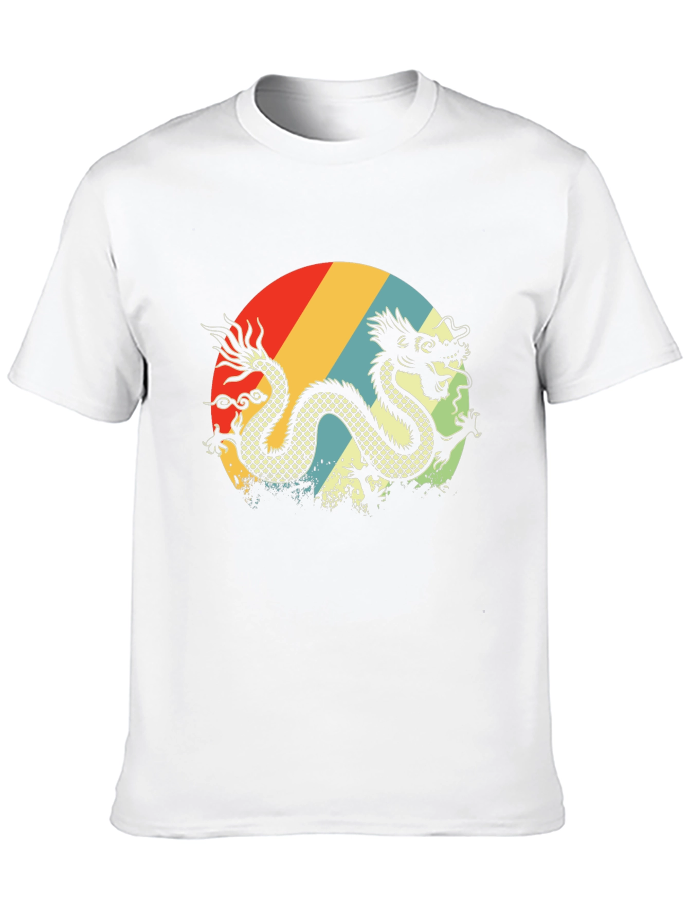 Retro Dragon Graphic T-Shirt