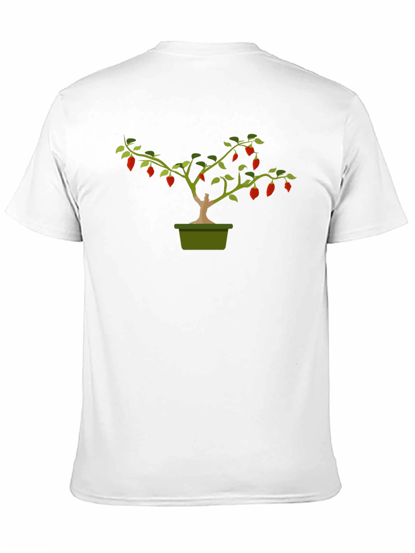 Chili Pepper Bonsai Graphic Tee - Black