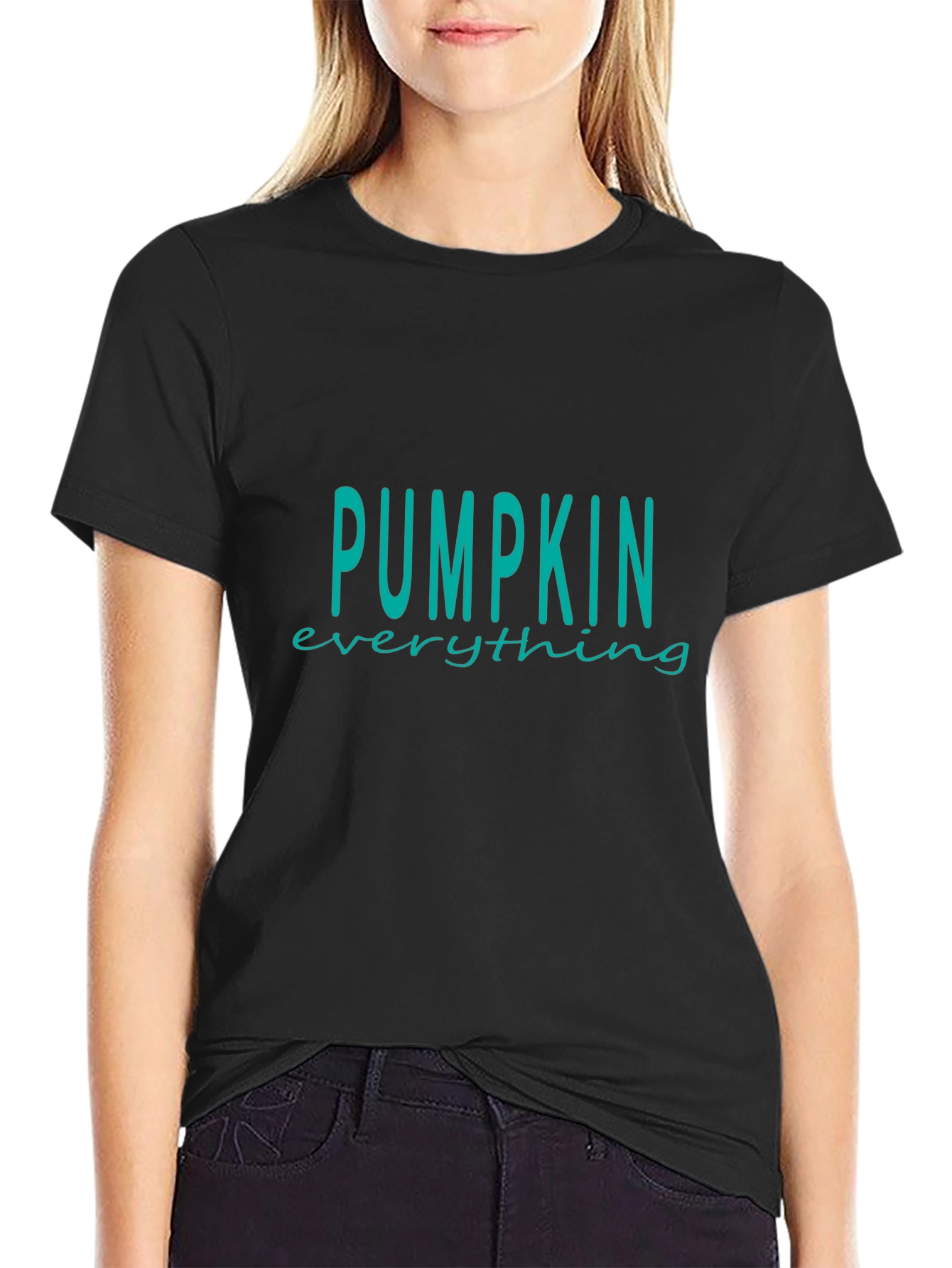 Pumpkin Everything Black T-Shirt Fall Graphic Tee