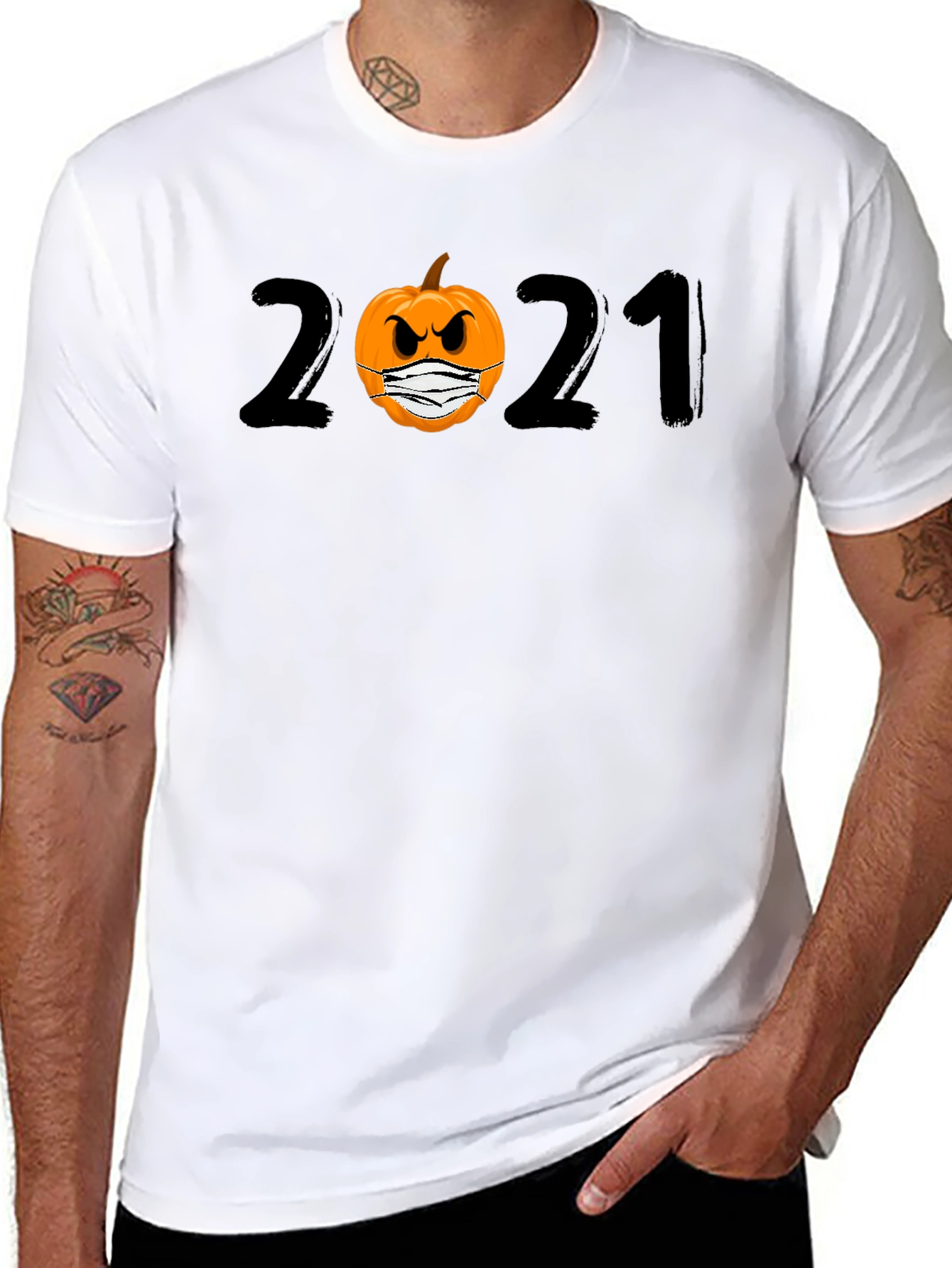 2021 Masked Pumpkin T-Shirt