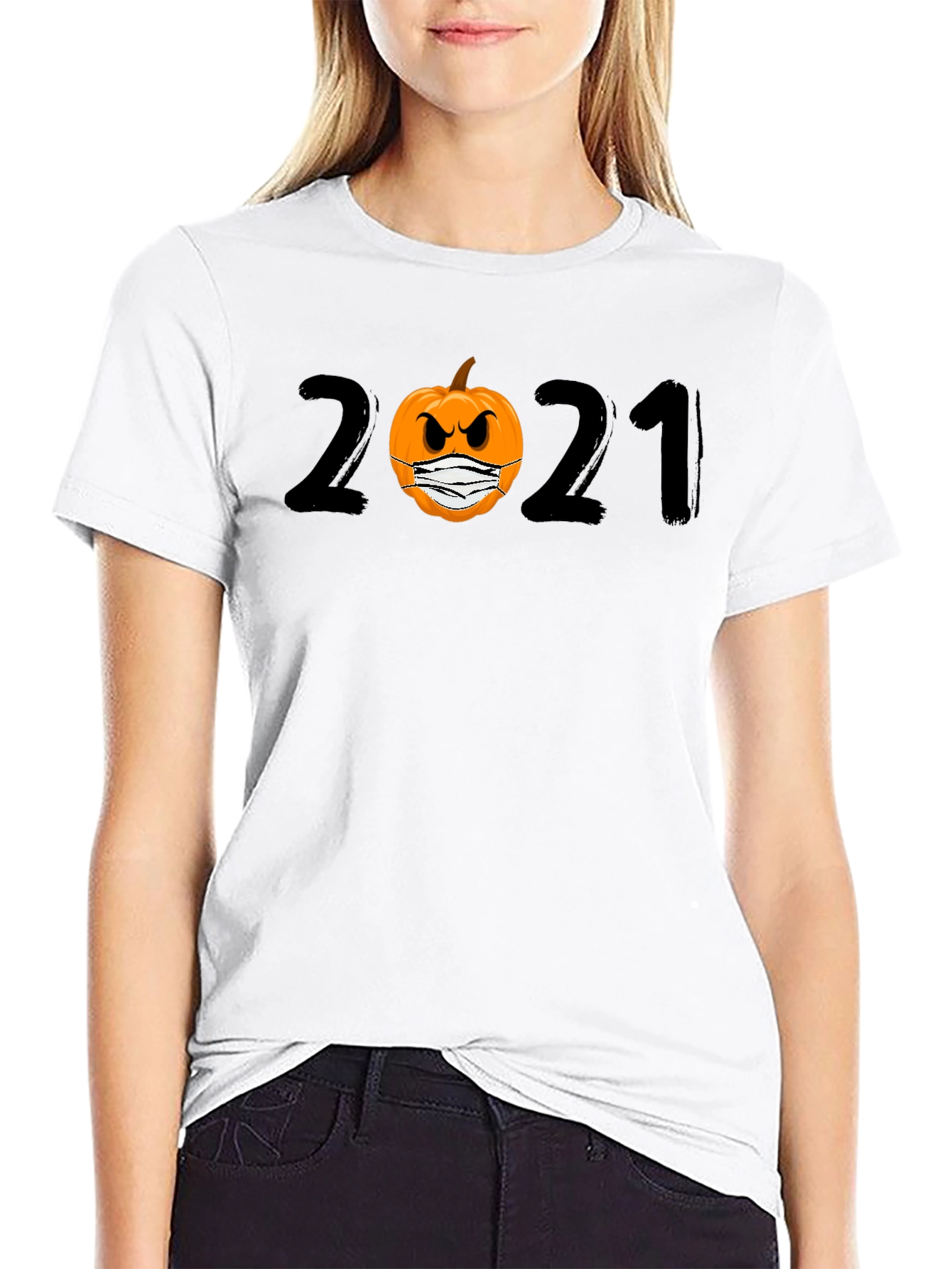 2021 Masked Pumpkin T-Shirt