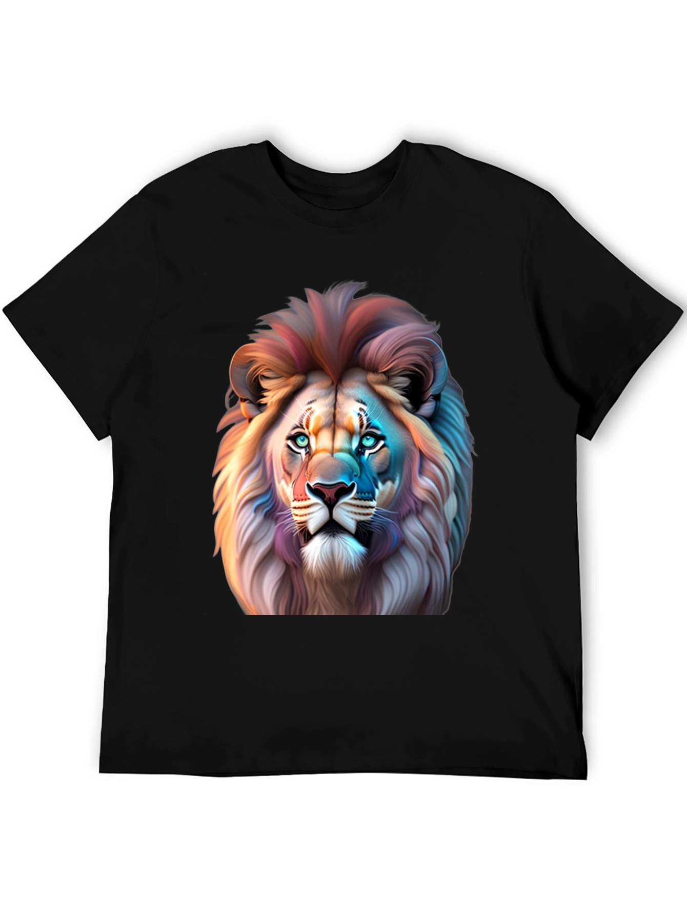 Lion Graphic Print T-Shirt