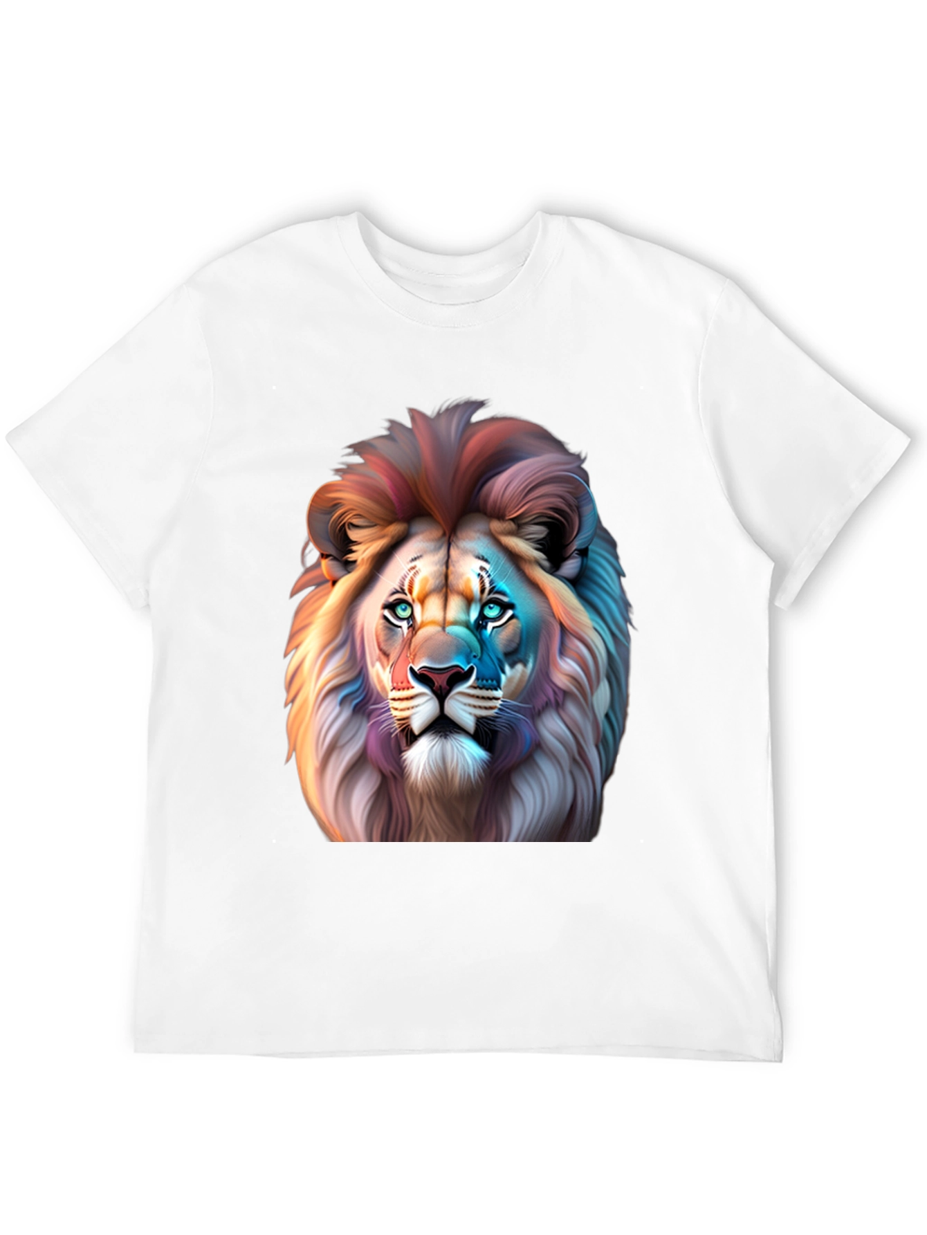 Lion Graphic Print T-Shirt