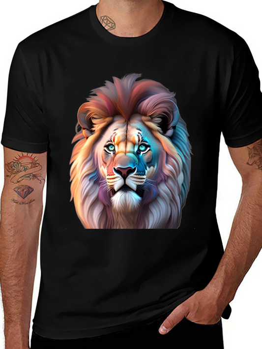 Lion Graphic Print T-Shirt