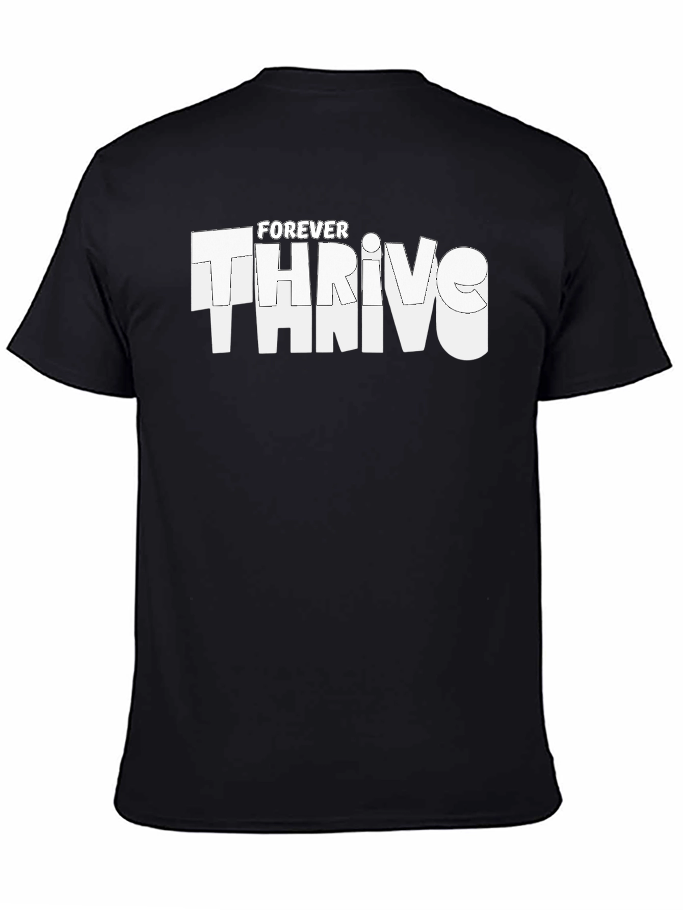 Forever Thrive Graphic Tee - Mens Black