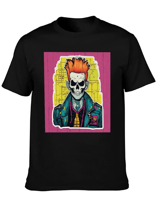 Edgy Skull Graphic T-Shirt - Cool & Unique Design