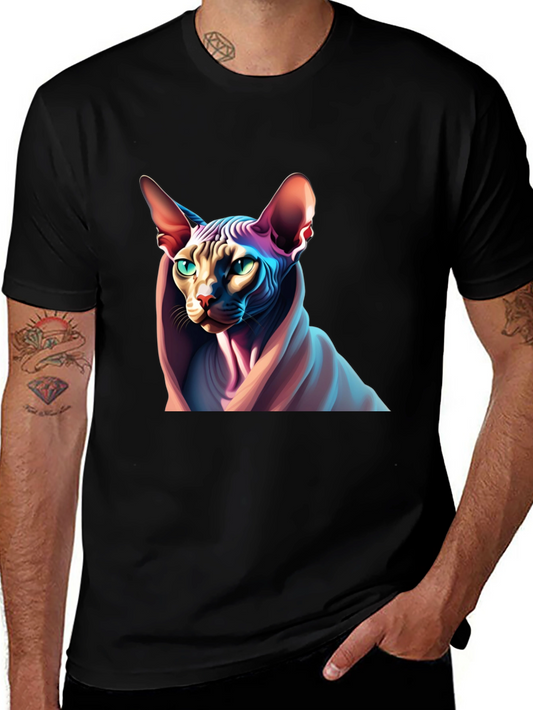 Sphynx Cat Graphic T-Shirt - Unique Design
