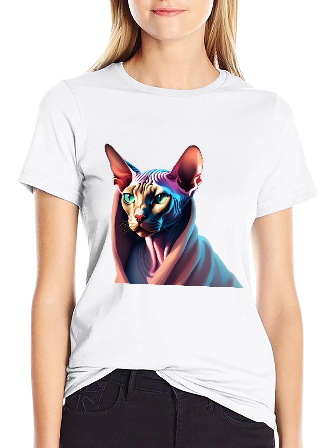 Sphynx Cat Graphic T-Shirt - Unique Design