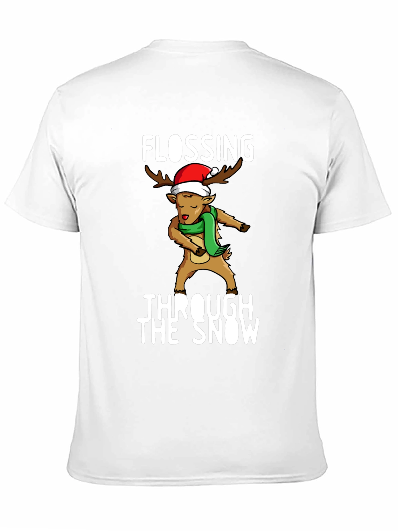 Flossing Through The Snow Christmas T-Shirt