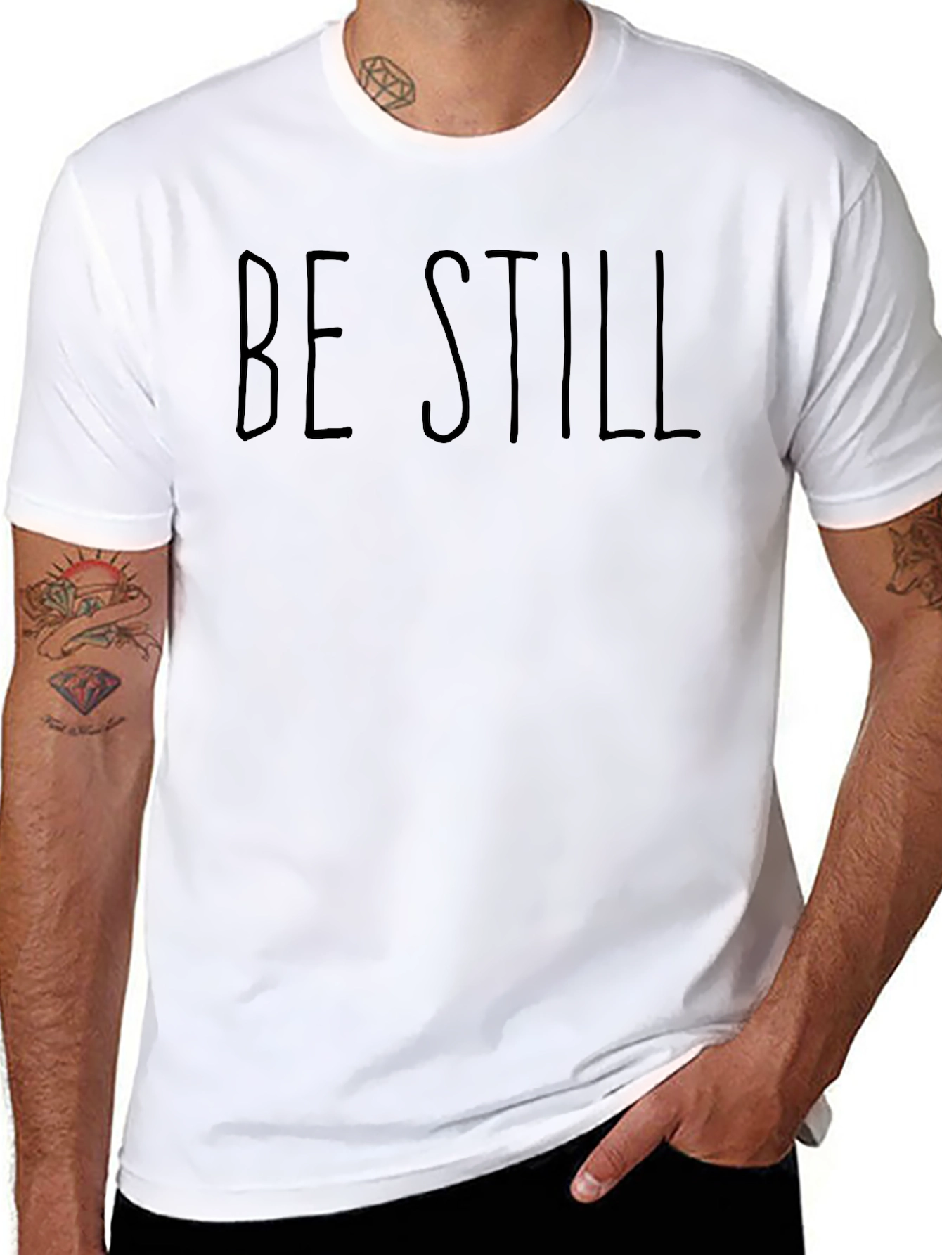 Be Still Crew Neck T-Shirt