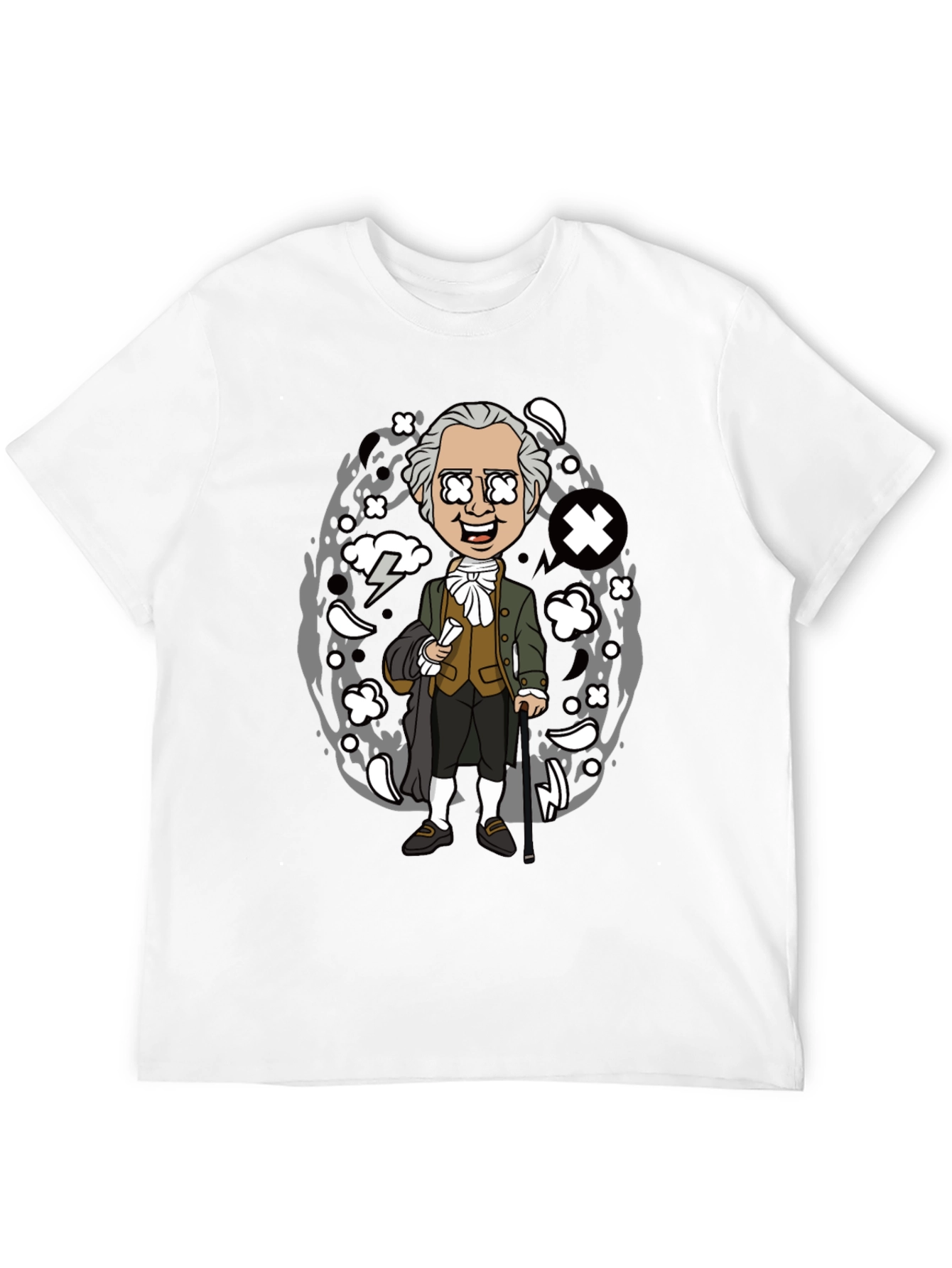 Historical Cartoon Graphic Tee