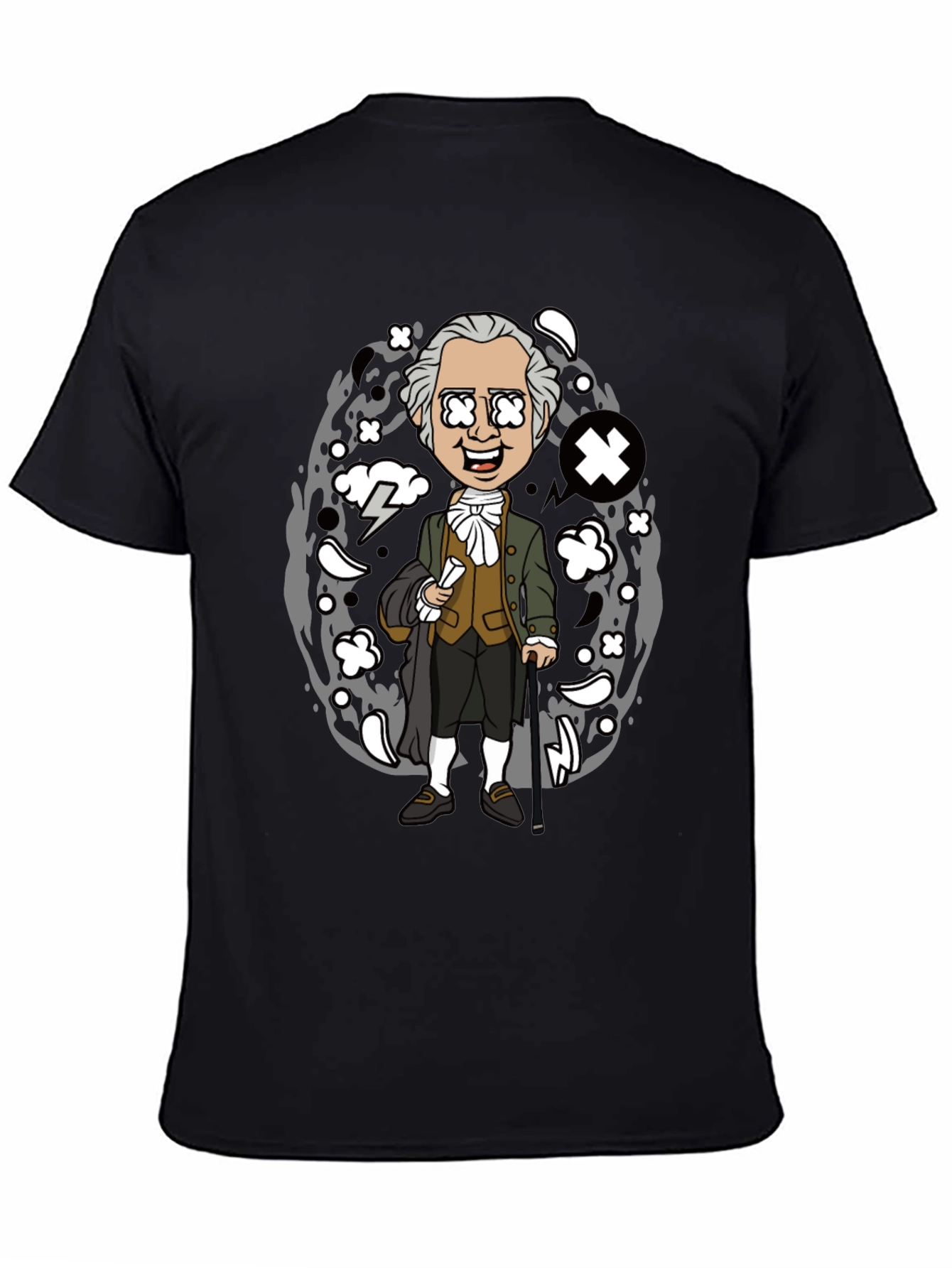 Historical Cartoon Graphic Tee