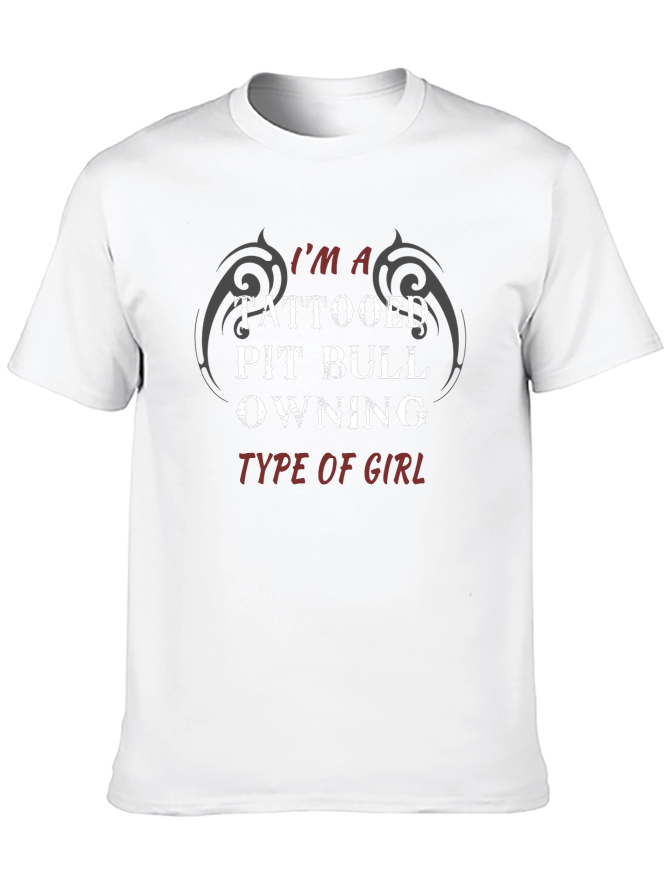 Tattooed Pit Bull Owning Girl T-Shirt