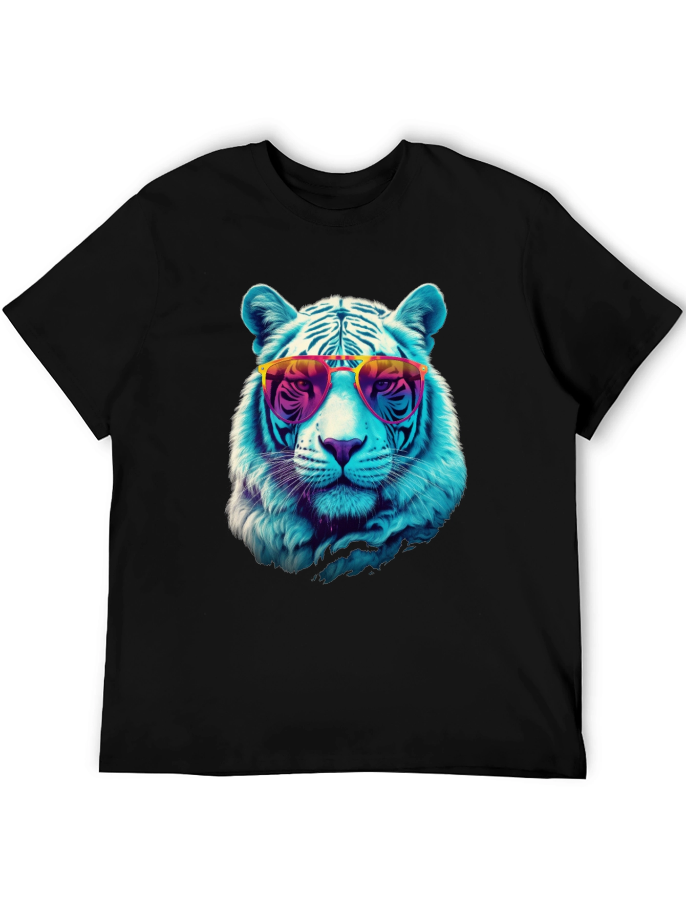 Cool Tiger Graphic Tee - Stylish Animal Print