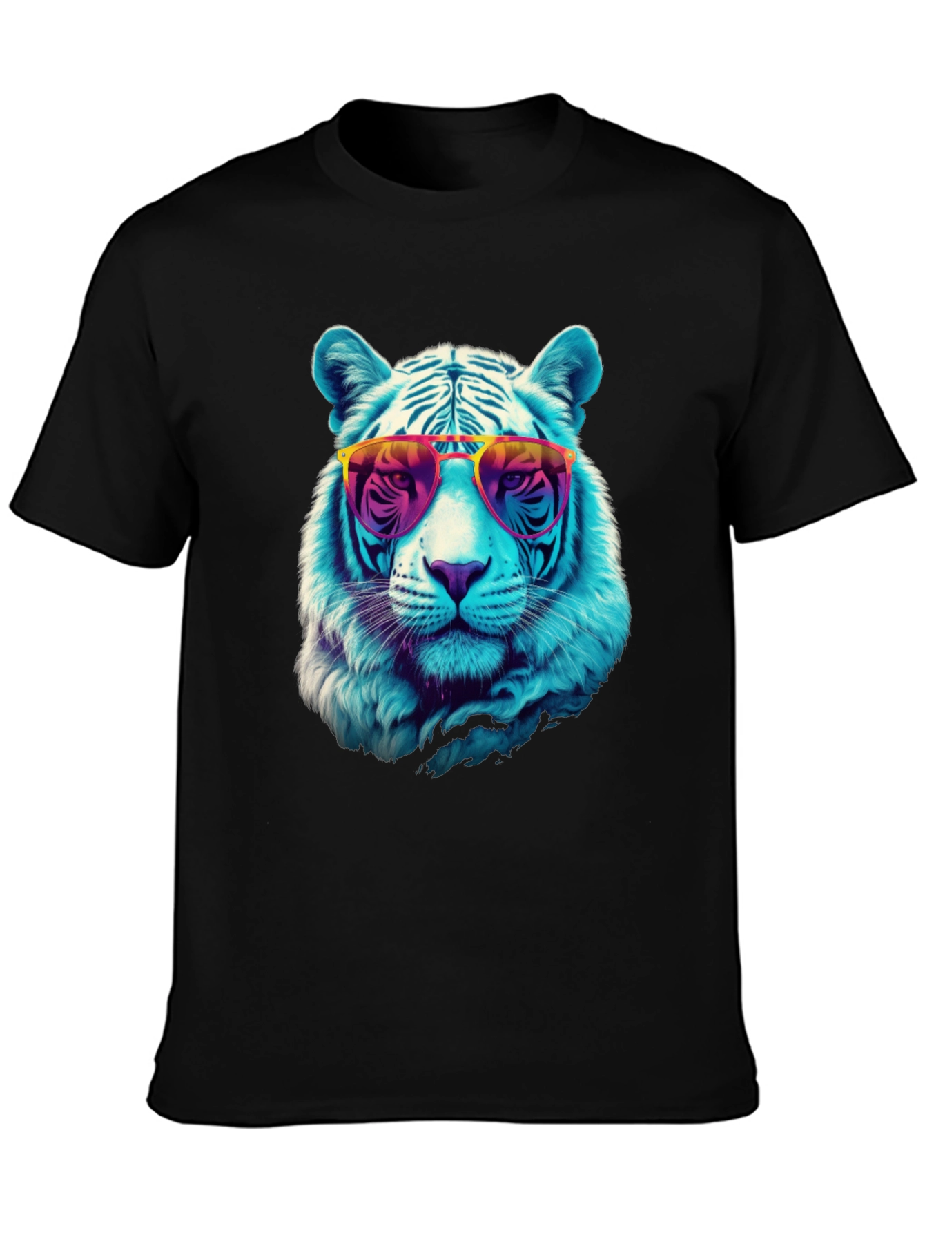 Cool Tiger Graphic Tee - Stylish Animal Print