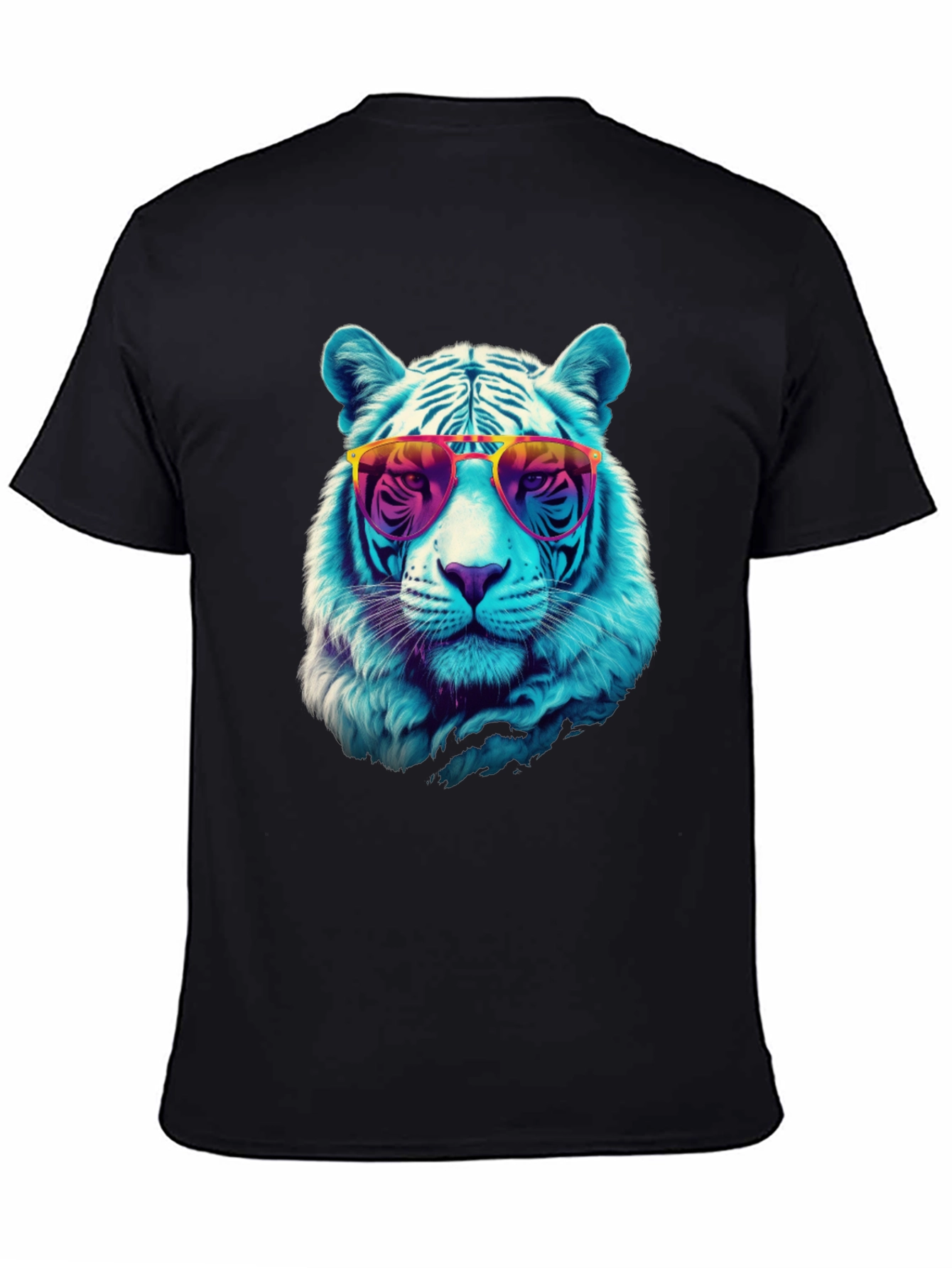 Cool Tiger Graphic Tee - Stylish Animal Print