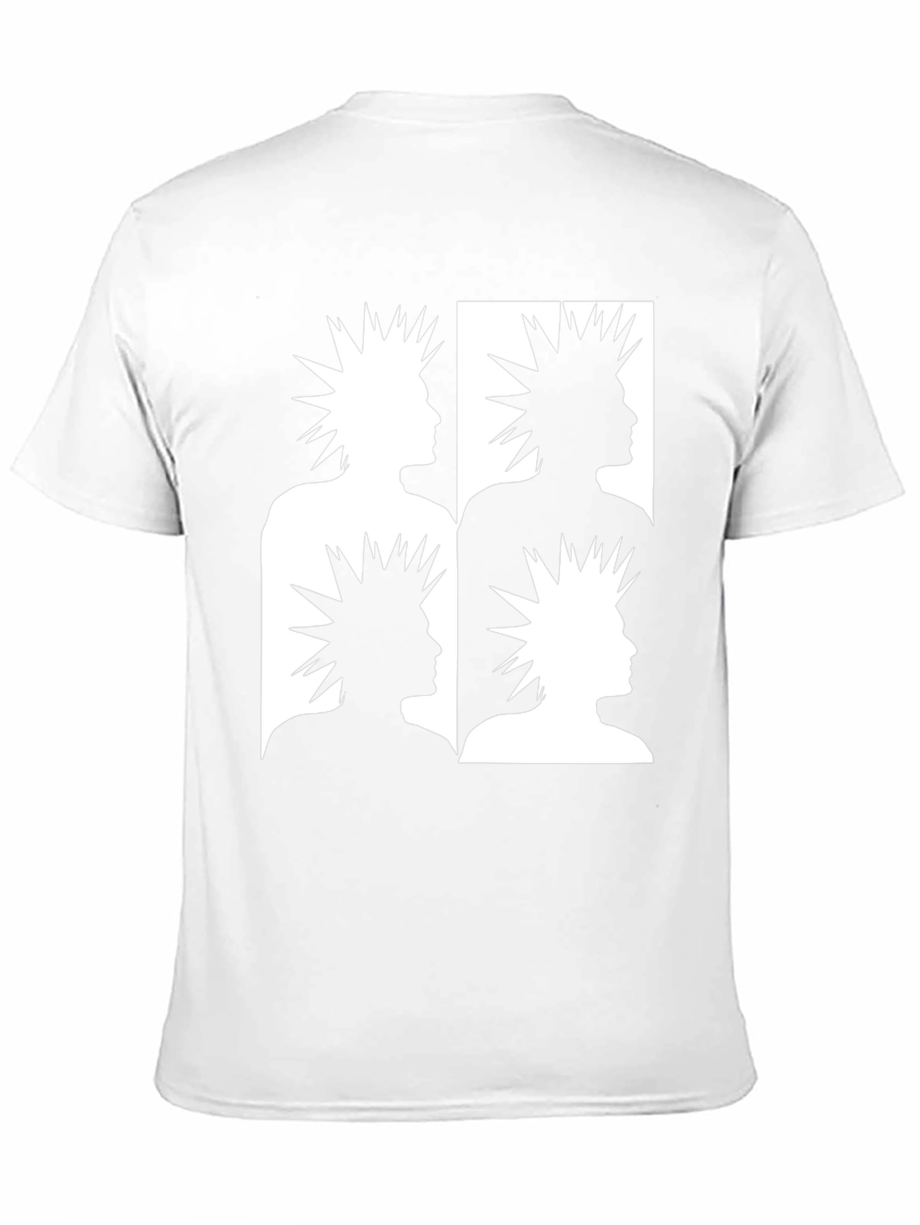Retro Punk Rock Graphic Tee - Black