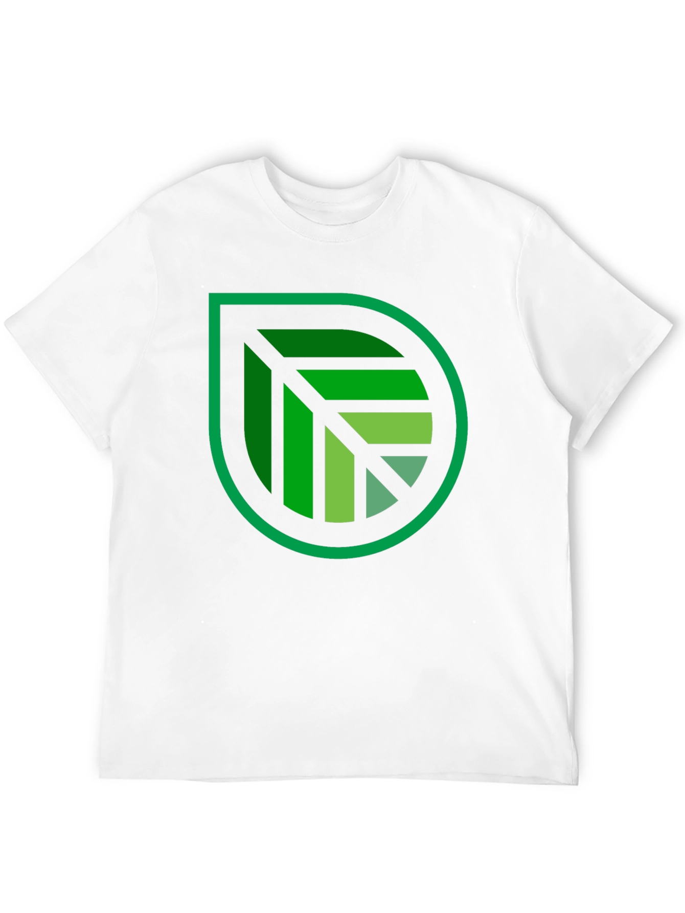 Green Leaf Graphic Black T-Shirt