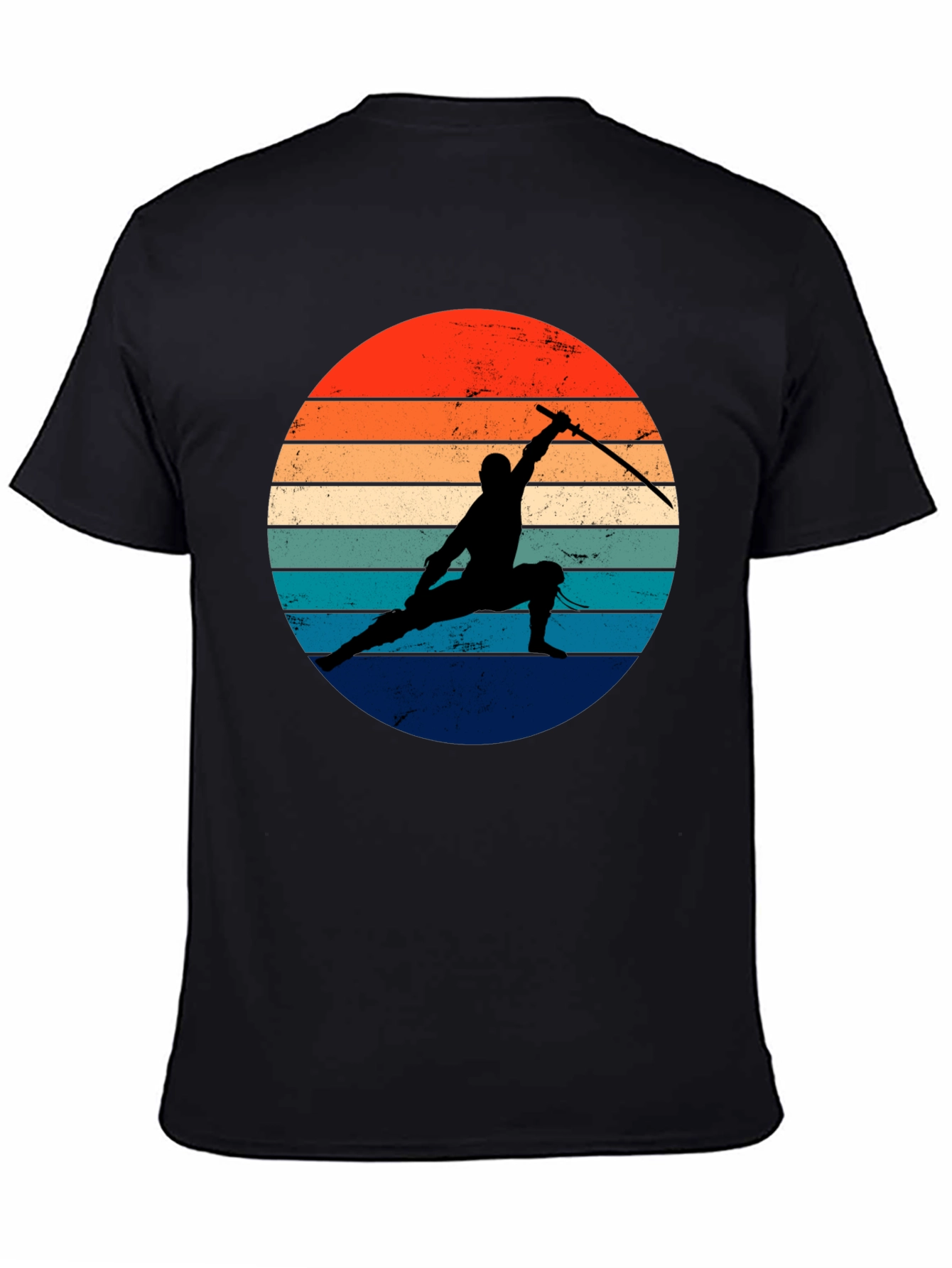 Retro Ninja Silhouette T-Shirt