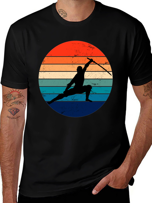 Retro Ninja Silhouette T-Shirt