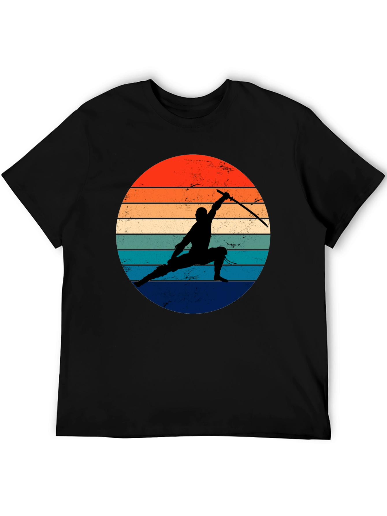 Retro Ninja Silhouette T-Shirt