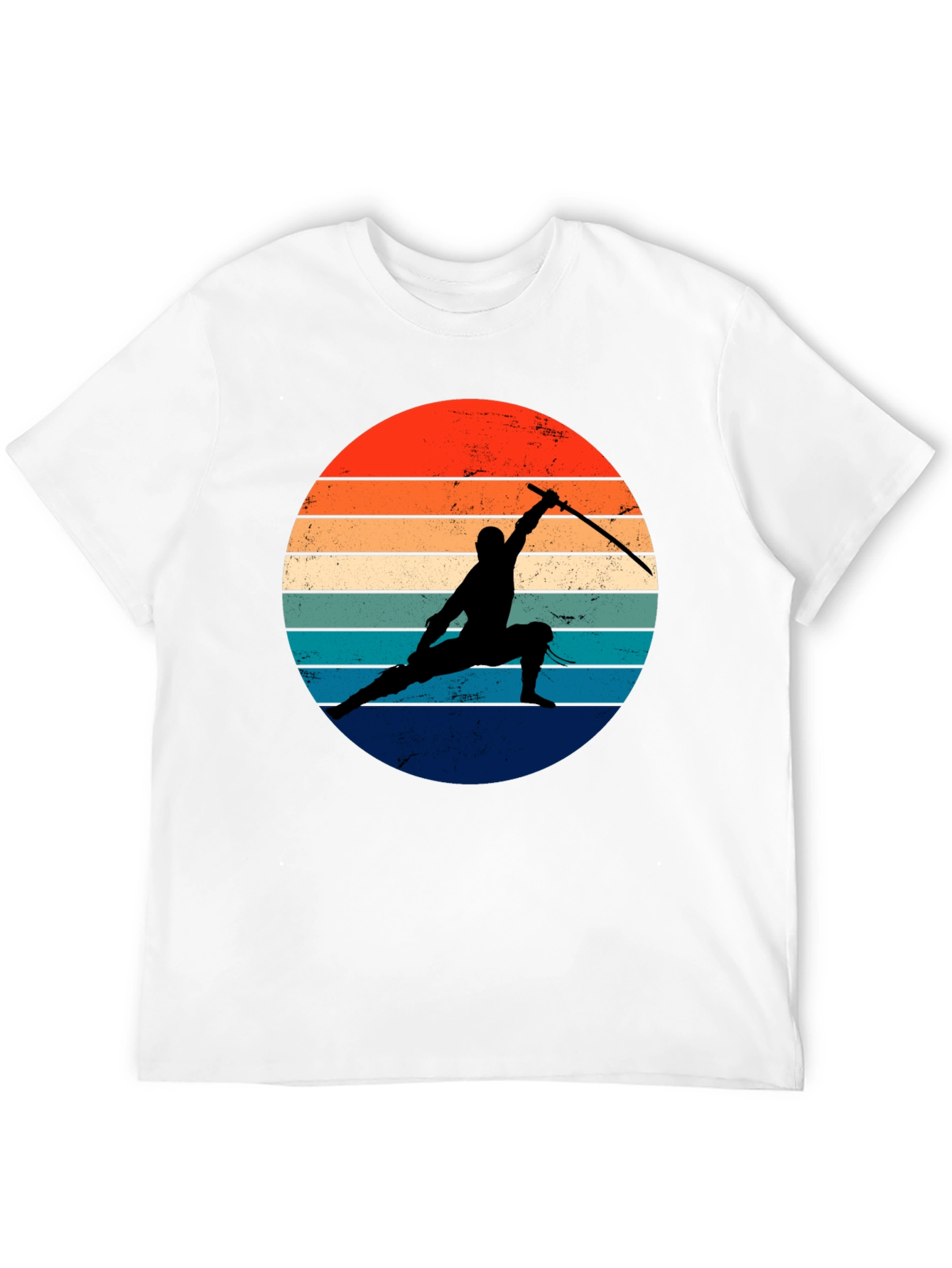 Retro Ninja Silhouette T-Shirt