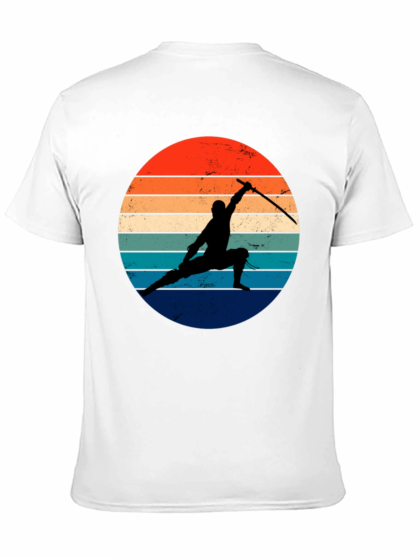 Retro Ninja Silhouette T-Shirt