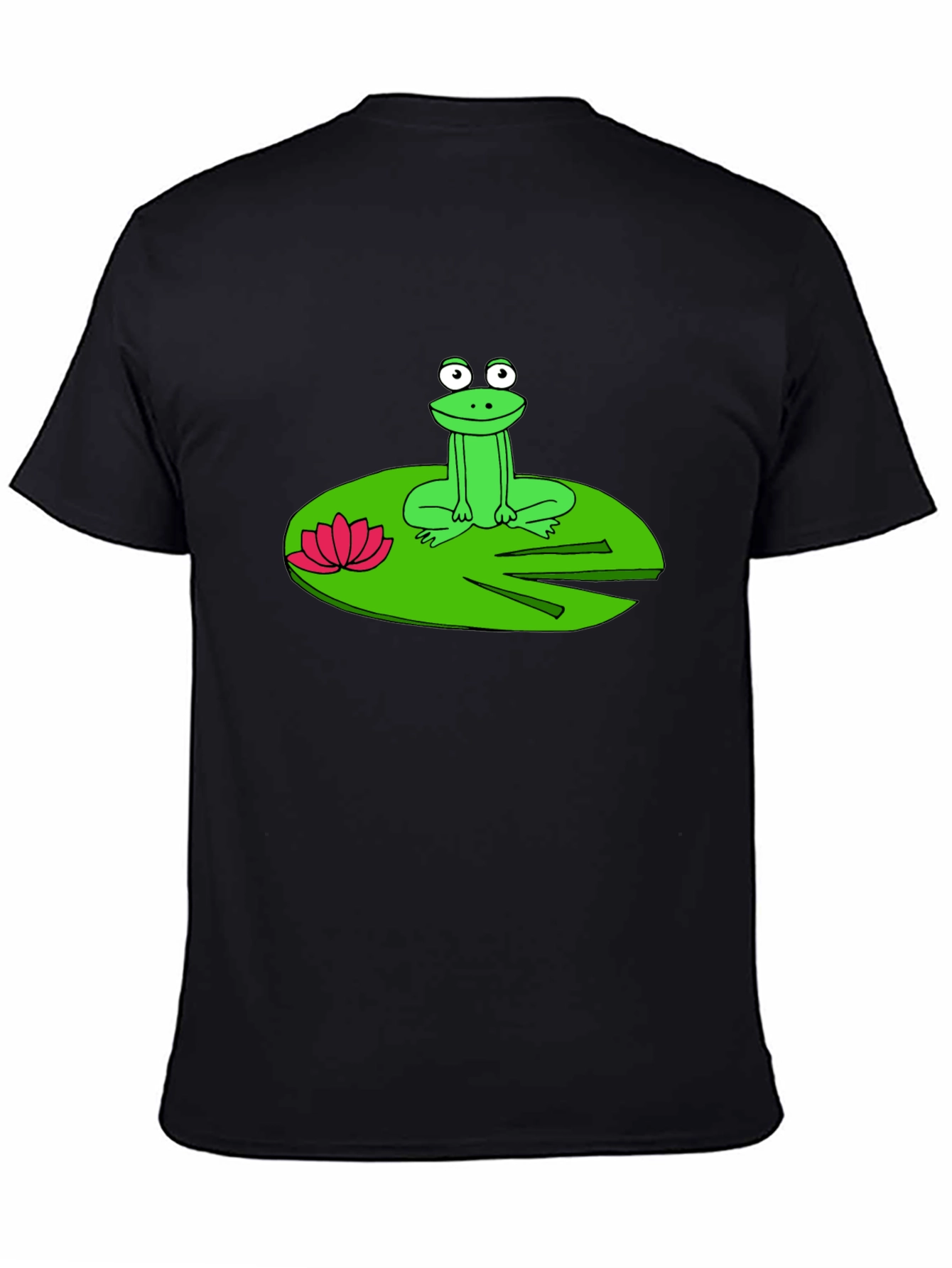 Frog on Lily Pad Graphic T-Shirt