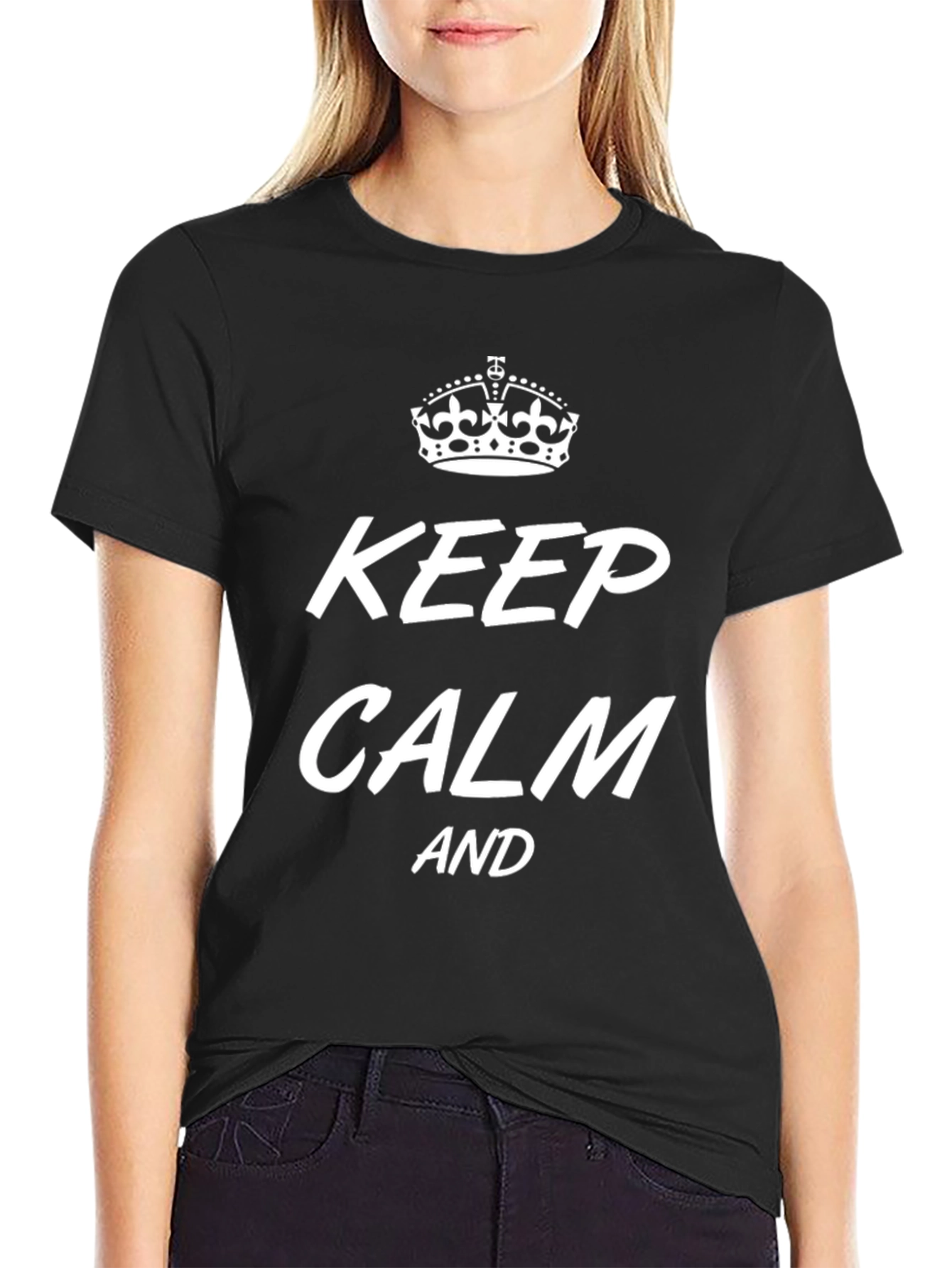 Keep Calm Graphic Tee - Classic Comfort